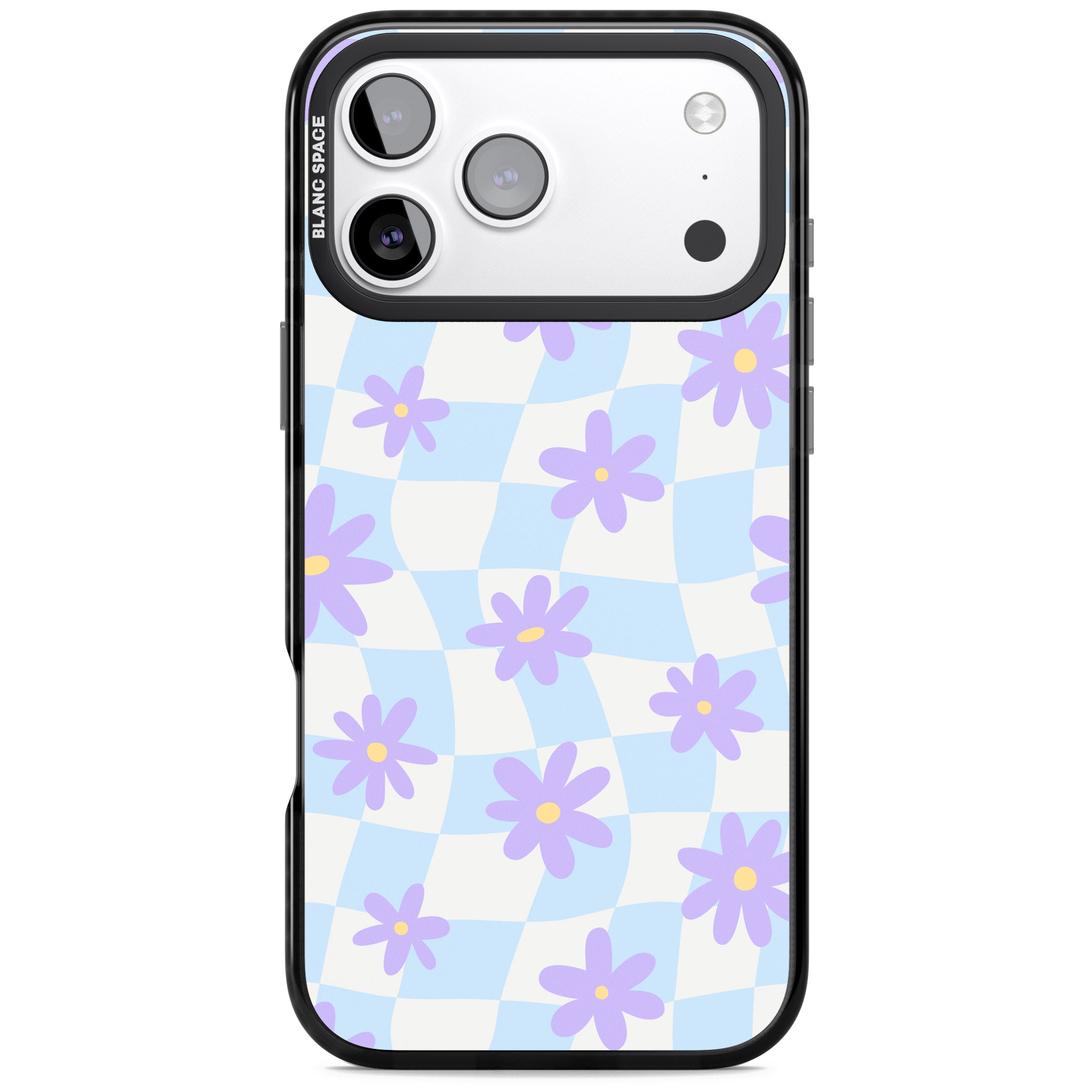 Serene Skies & Flowers iPhone 17 Pro Impact Pro Black Phone Case