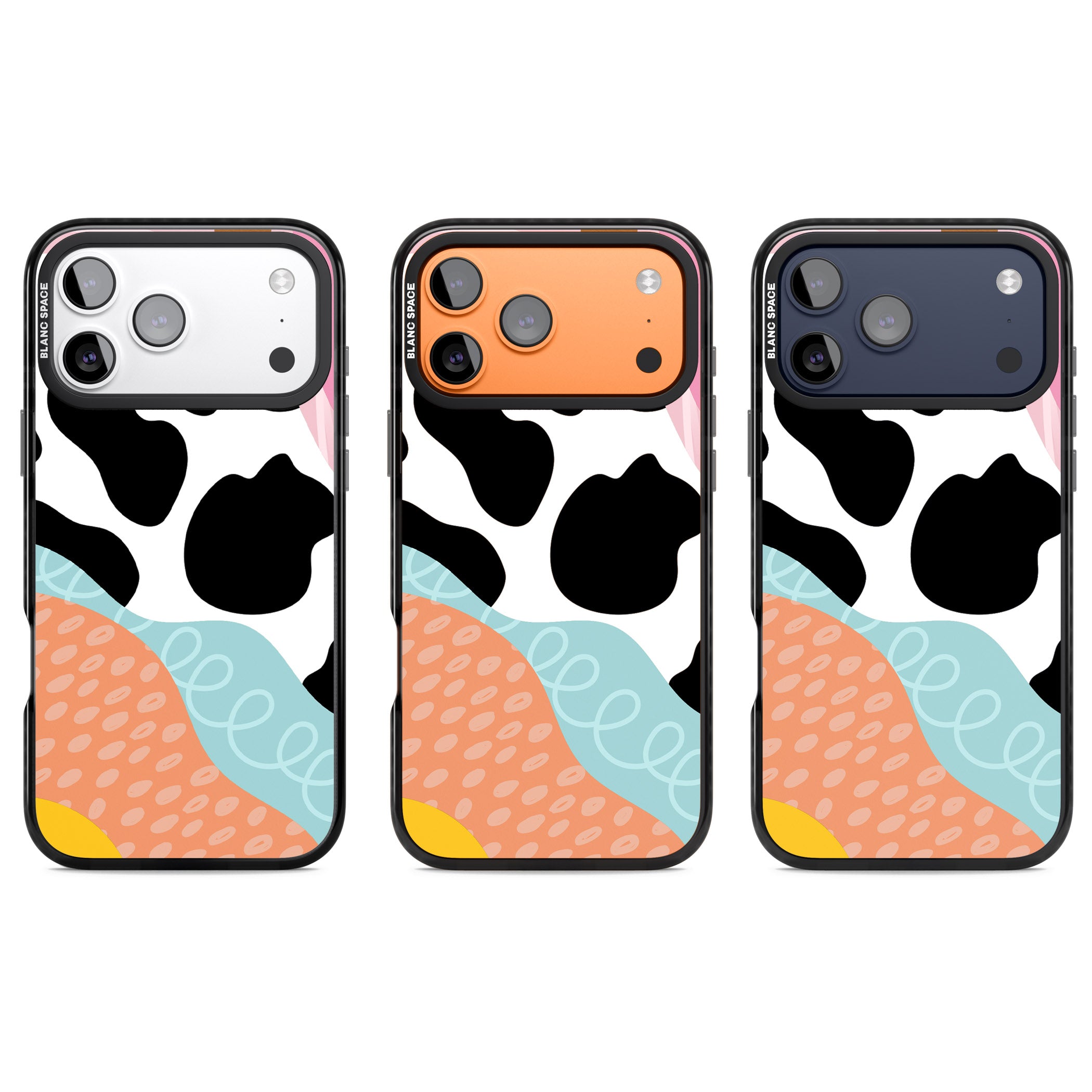 Abstract Elegance iPhone 17 Pro Impact Pro Black Phone Case APT Impact Protection