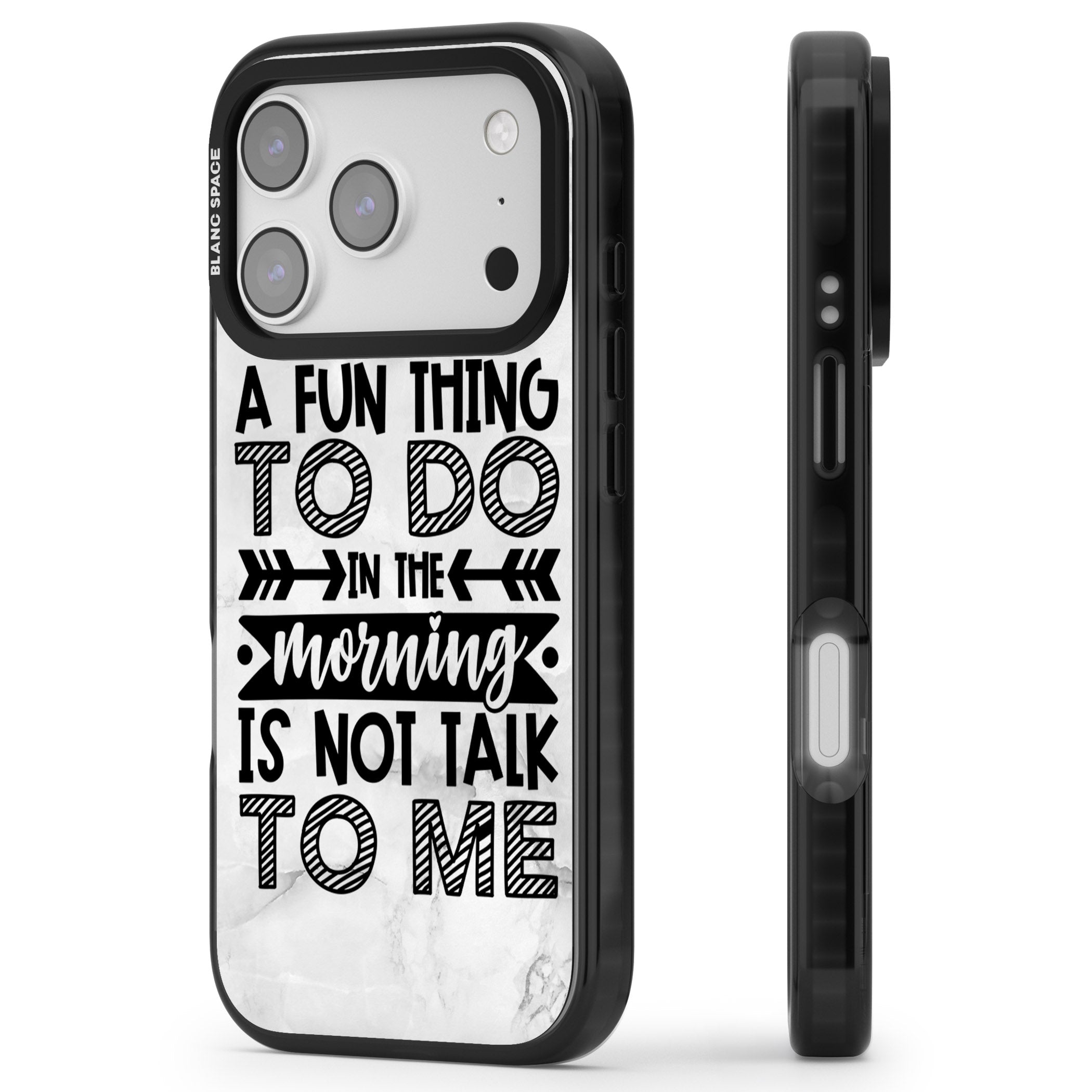 A Fun Thing To Do iPhone 17 Pro Max Impact Pro Black Phone Case Side Profile
