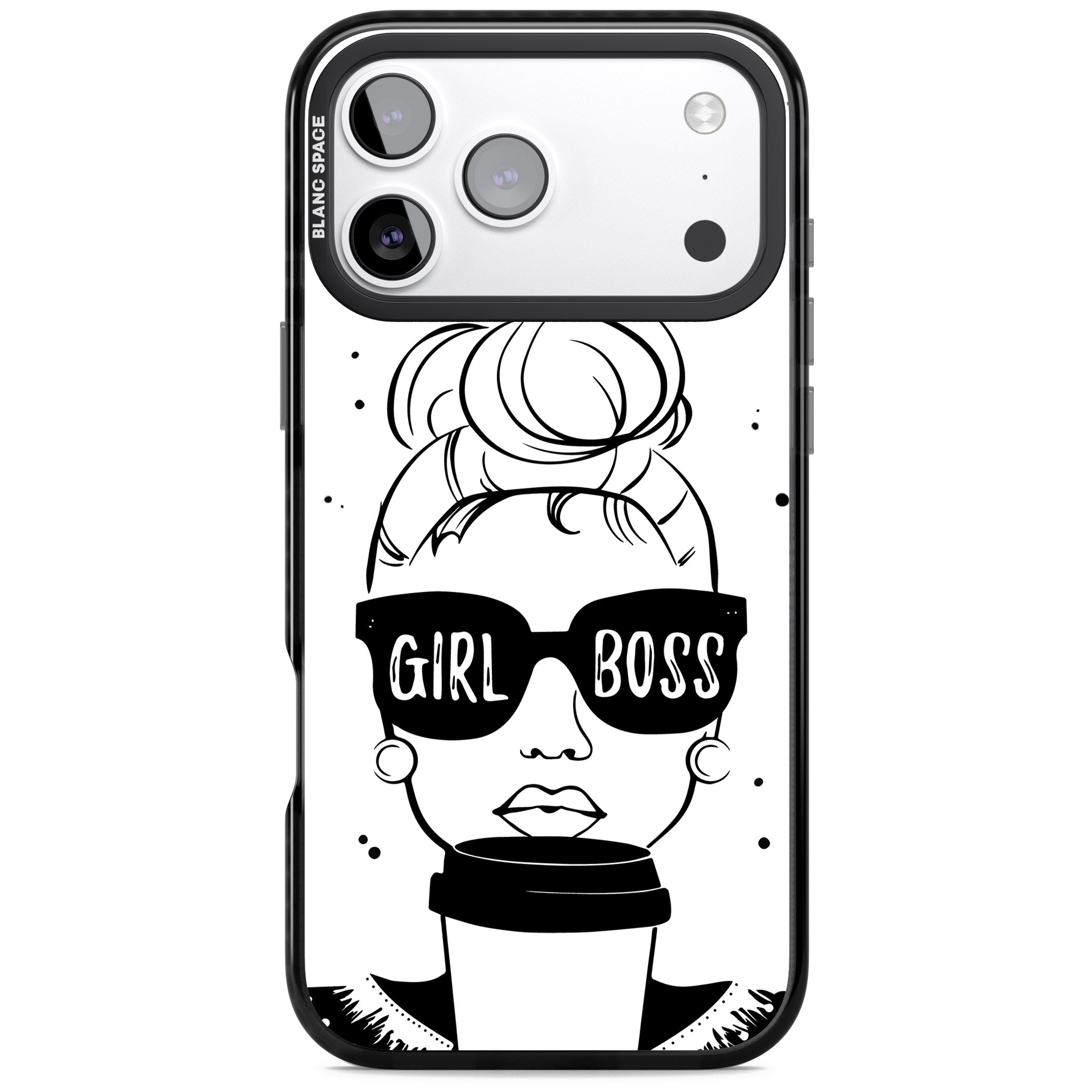 Girl Boss iPhone 17 Pro Max Impact Pro Black Phone Case