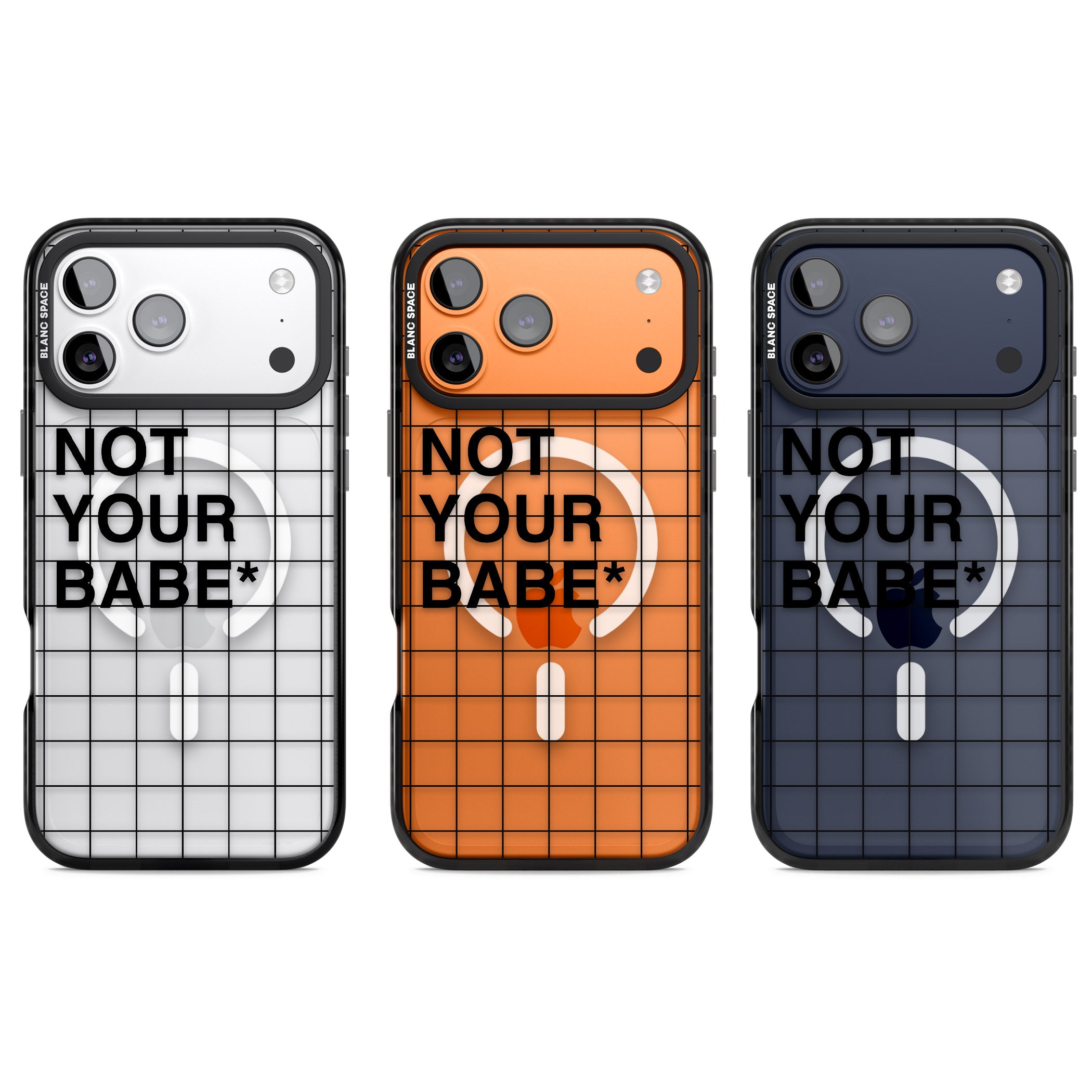 Not Your Babe iPhone 17 Pro Impact Pro Black Phone Case APT Impact Protection