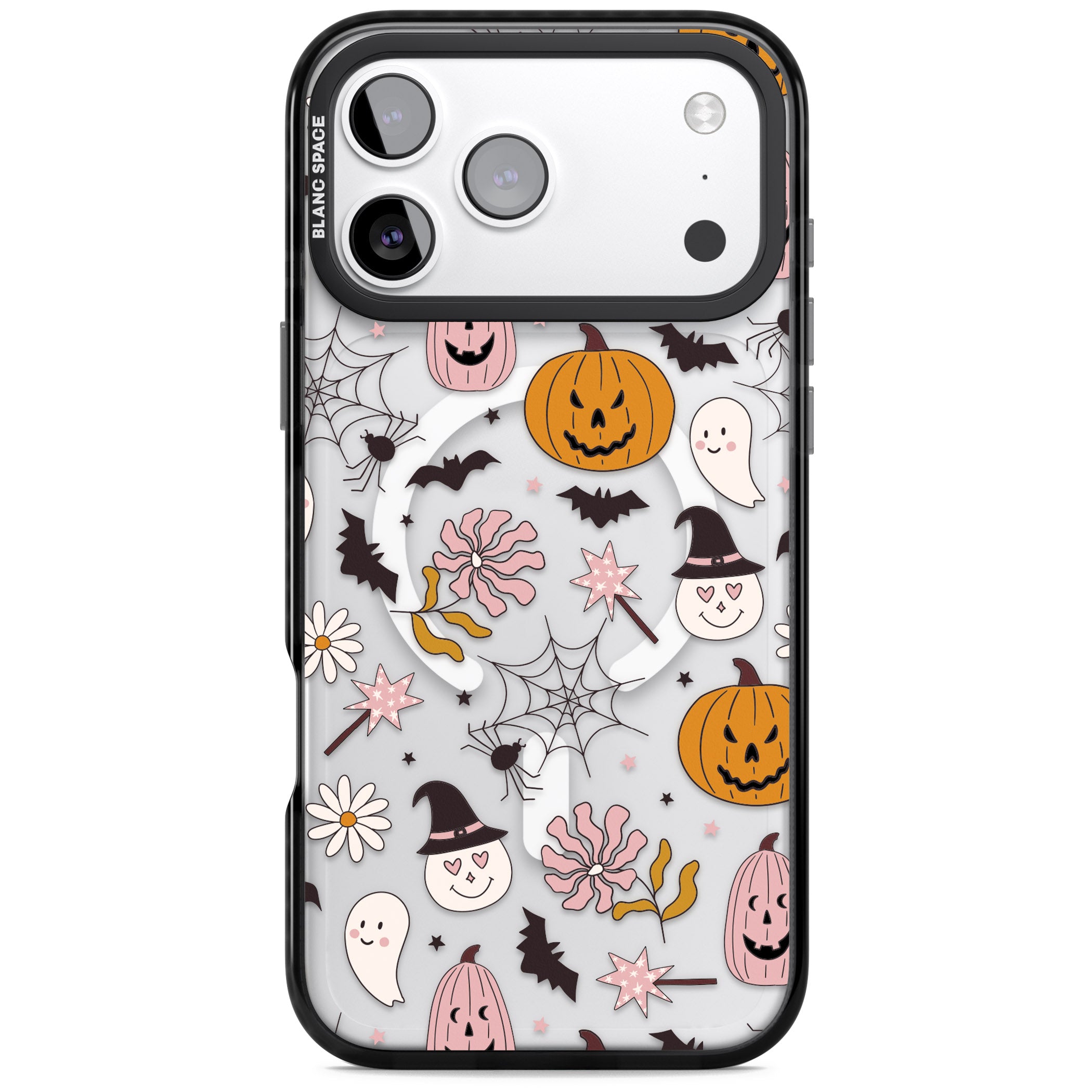 Spooky Mix iPhone 17 Pro Max Impact Pro Black Phone Case