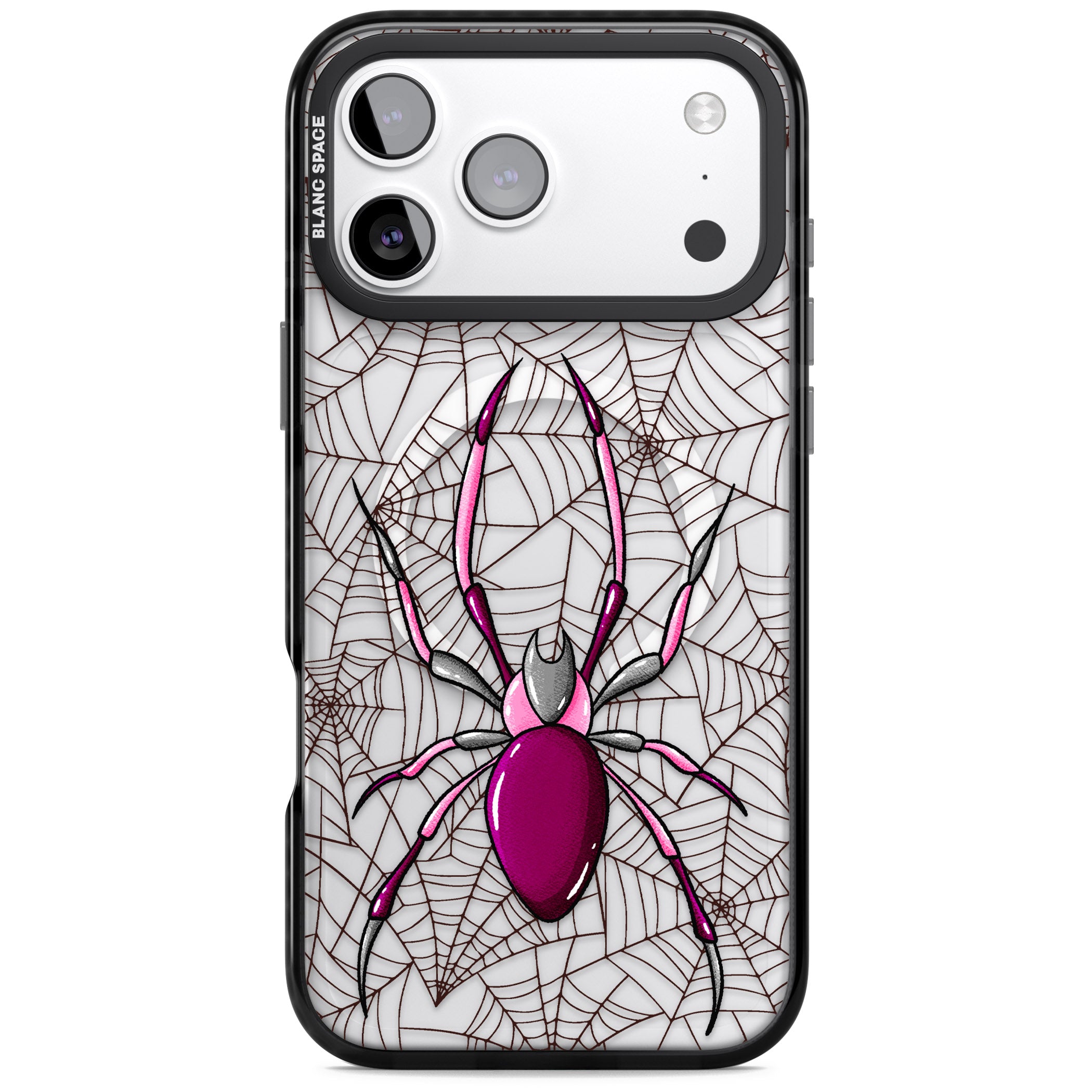 Arachnophobia iPhone 17 Pro Impact Pro Black Phone Case