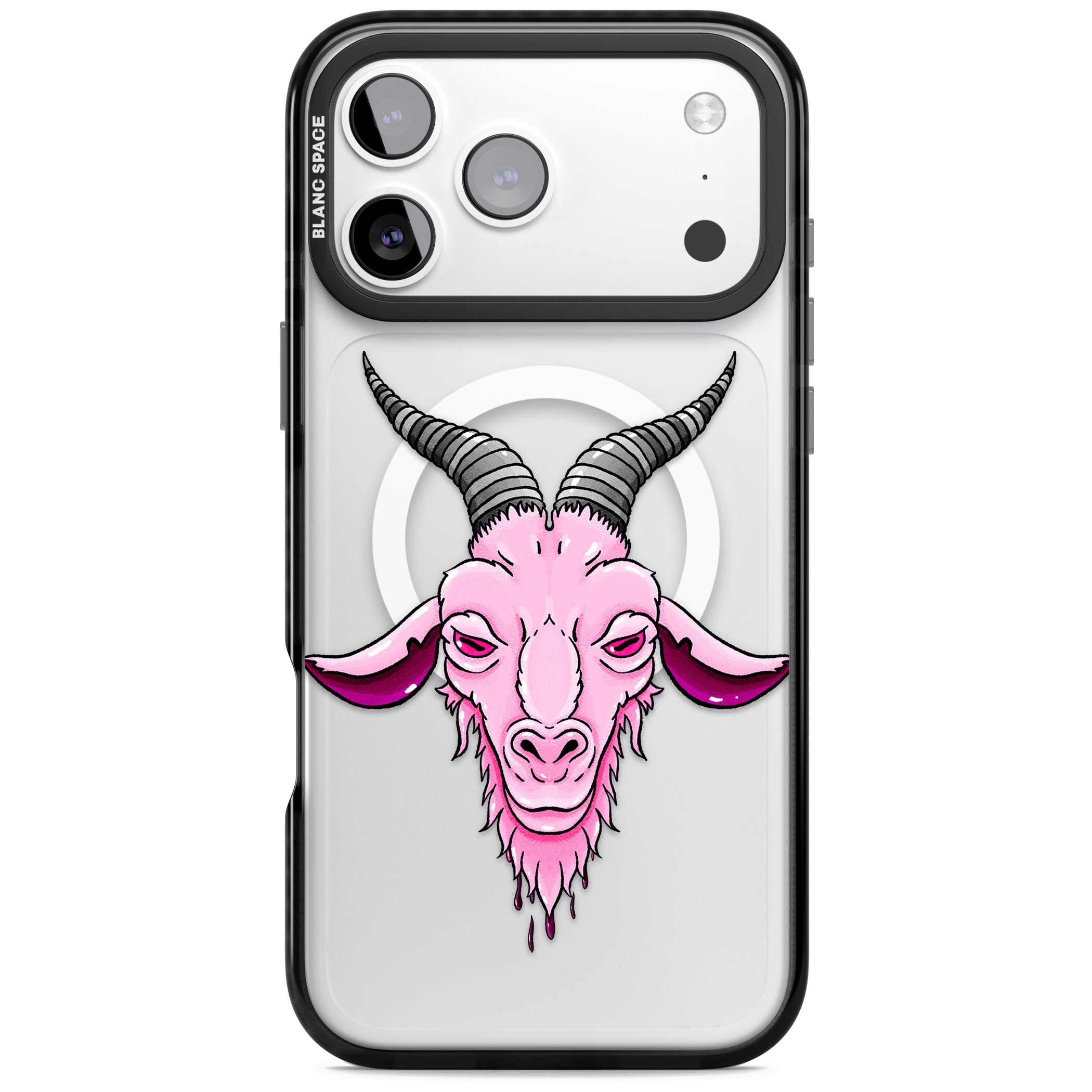Ba Phomet iPhone 17 Pro Max Impact Pro Black Phone Case