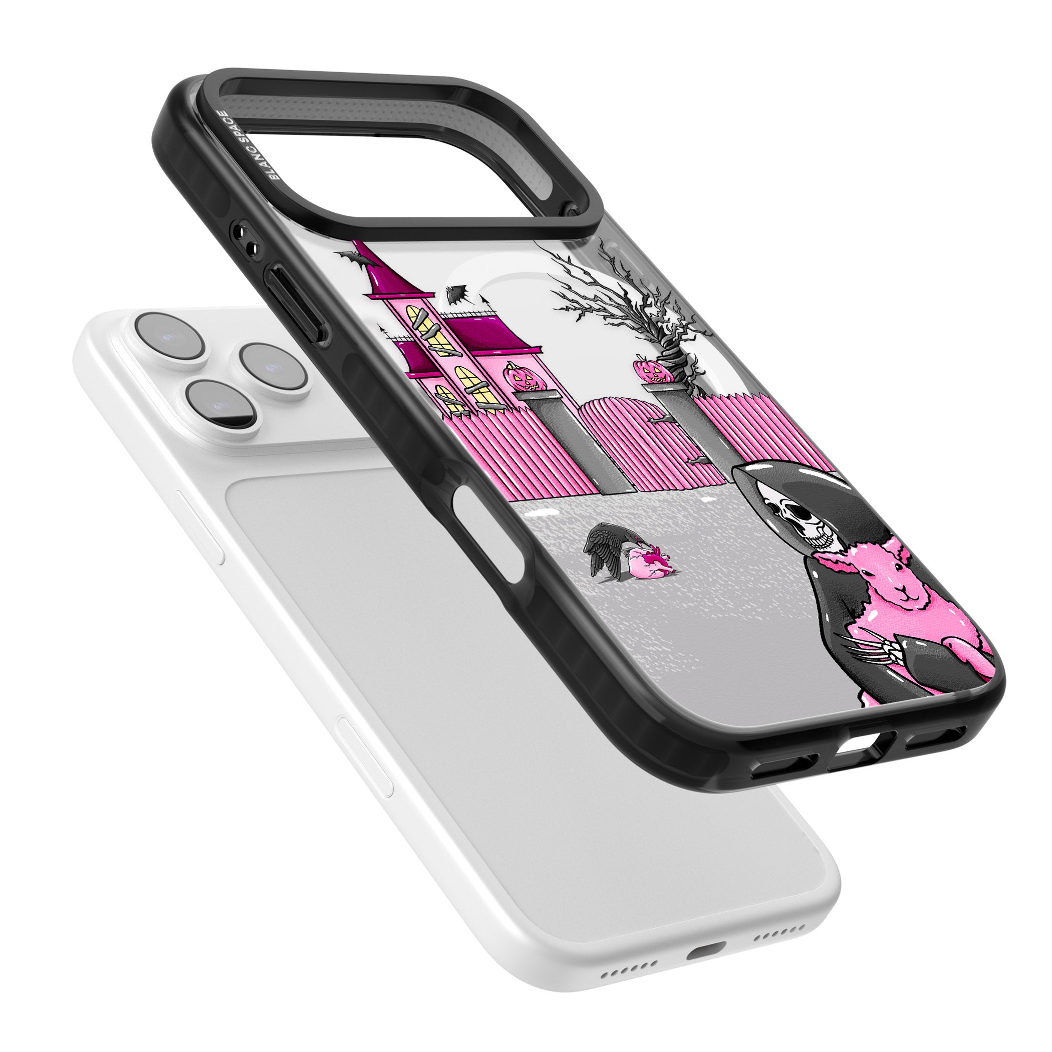 Left With My Heart iPhone 17 Pro Impact Pro Black Phone Case Colours