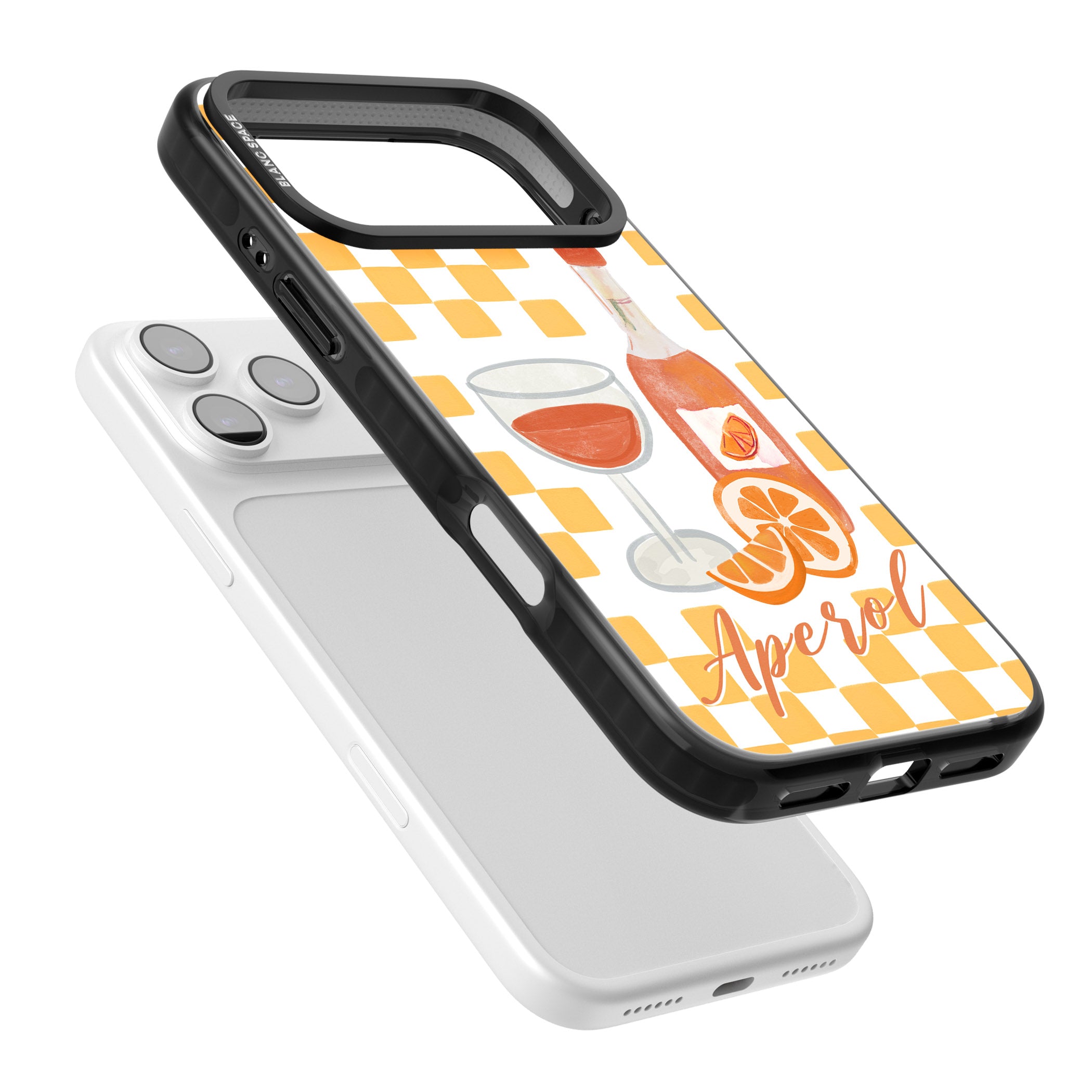 Checked Spritz iPhone 17 Pro Max Impact Pro Black Phone Case Colours