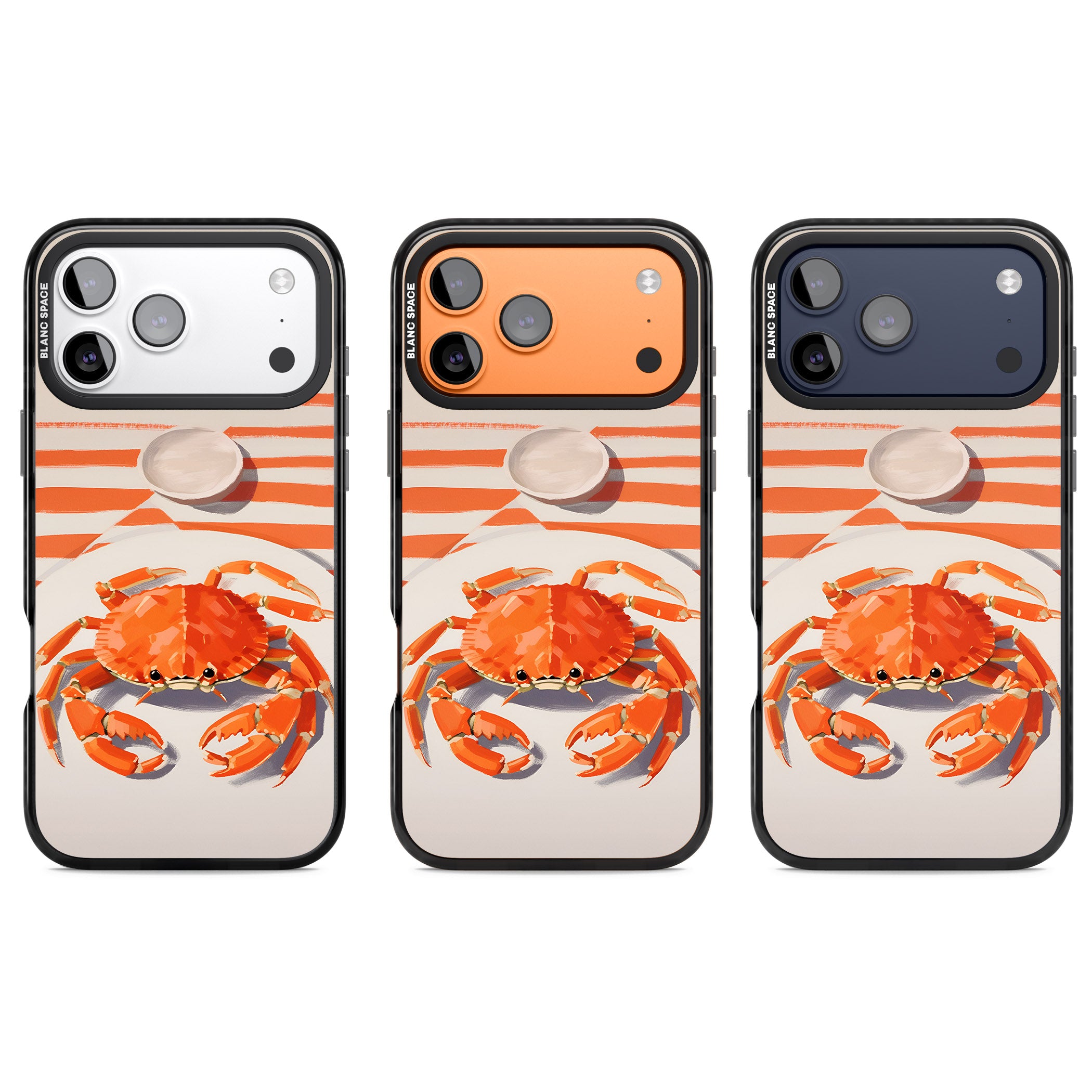 Beach Crab iPhone 17 Pro Impact Pro Black Phone Case APT Impact Protection