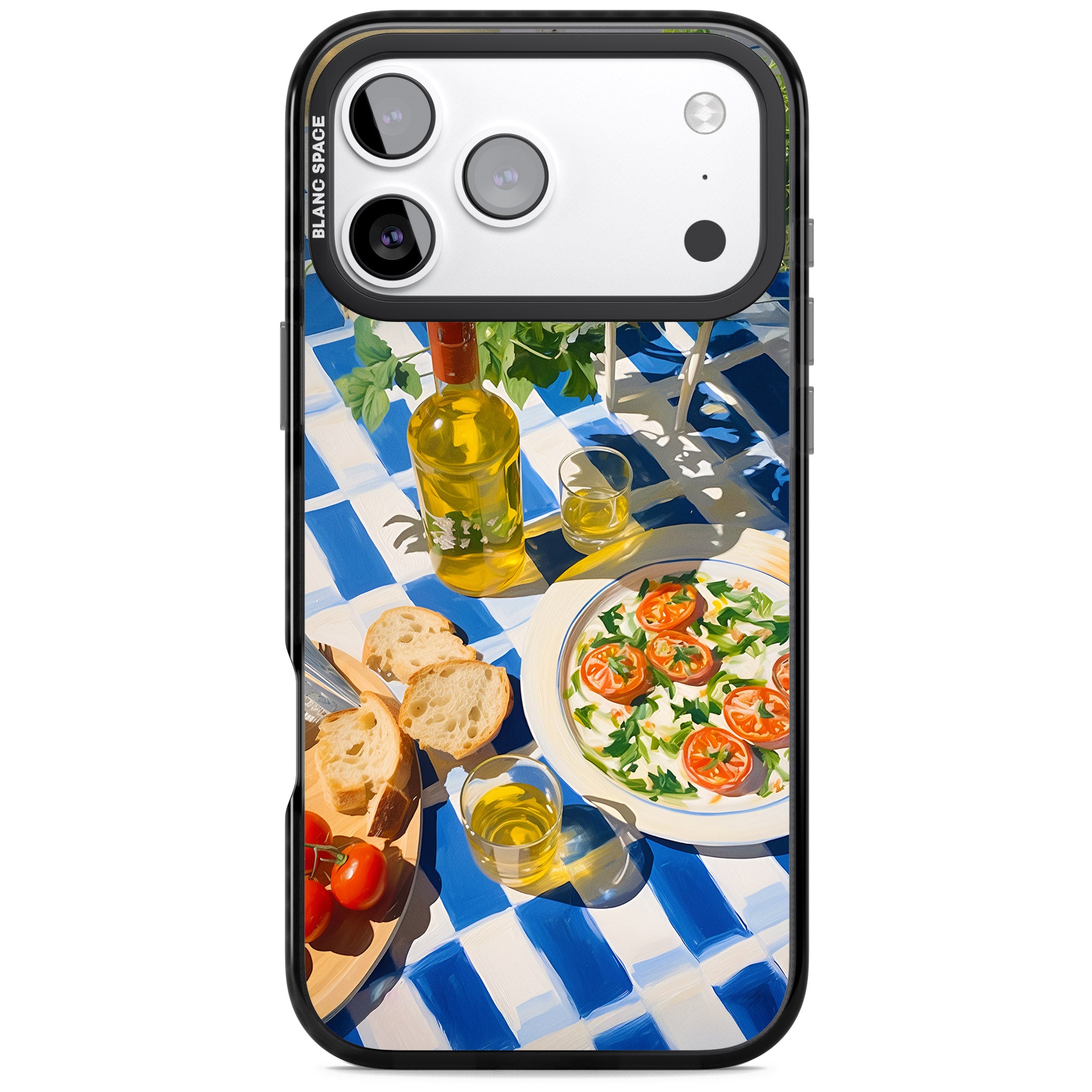 Caprese Salad iPhone 17 Pro Max Impact Pro Black Phone Case