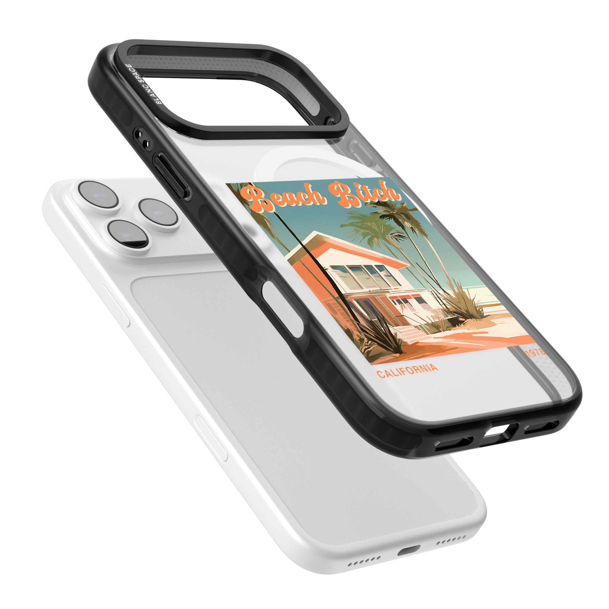 Beach B*tch iPhone 17 Pro Max Impact Pro Black Phone Case Colours