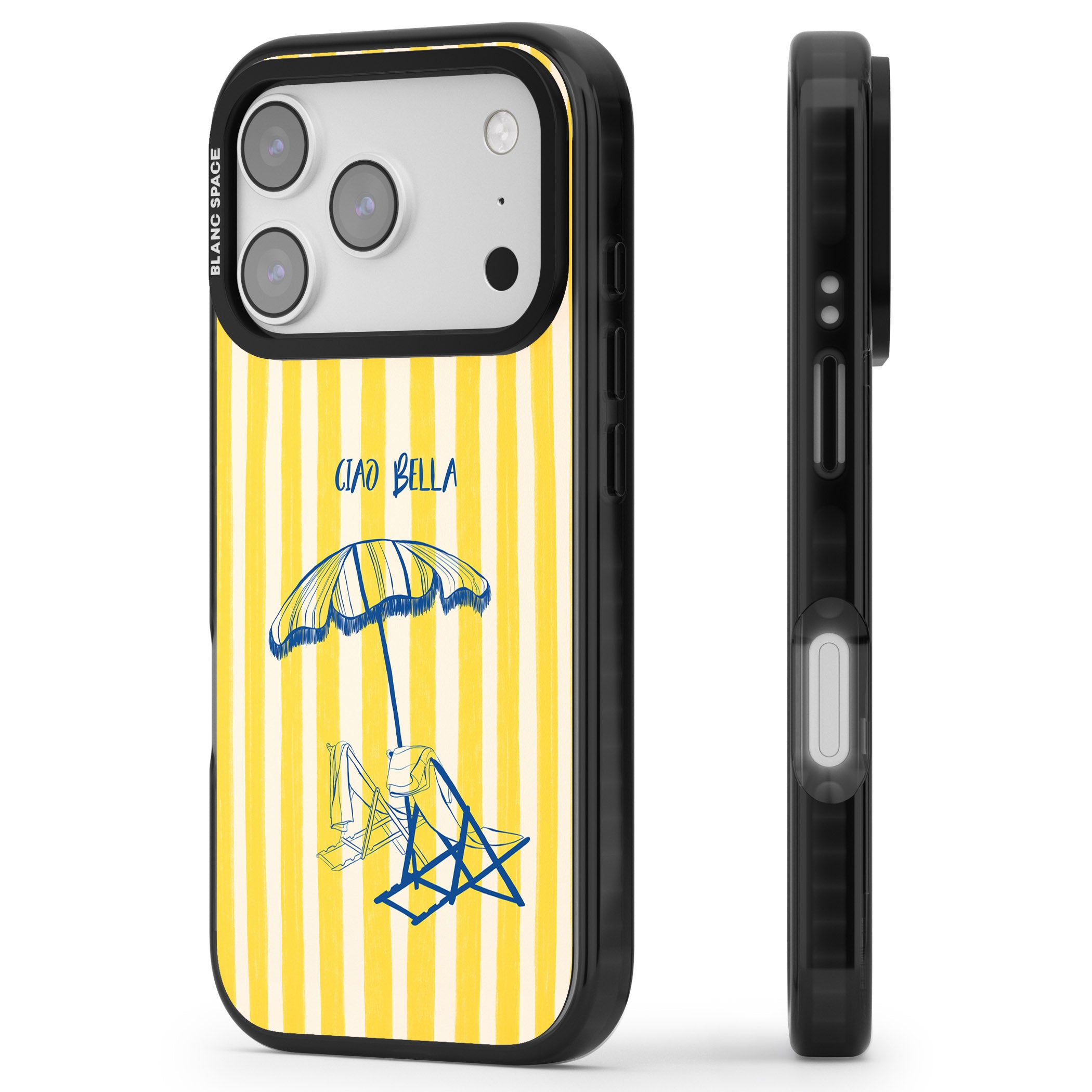 Ciao Bella iPhone 17 Pro Max Impact Pro Black Phone Case Side Profile