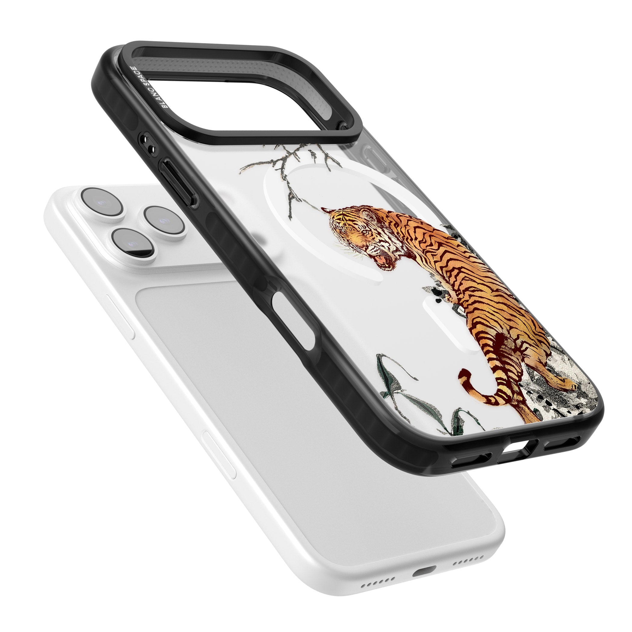 Roaring Tiger iPhone 17 Pro Impact Pro Black Phone Case Colours