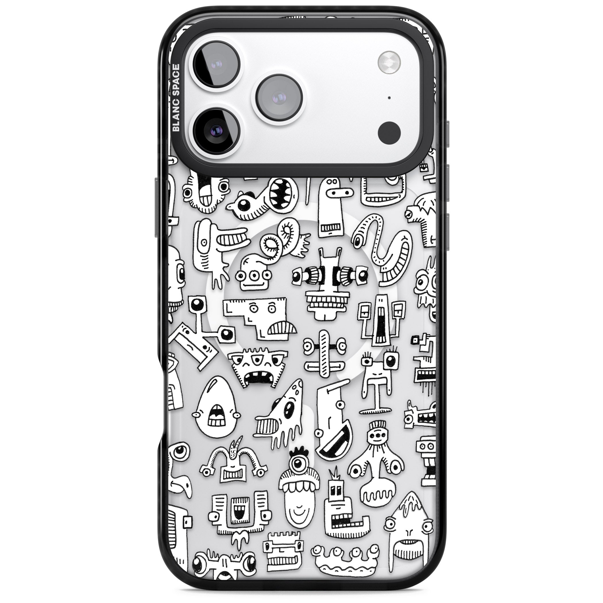 Weird Friends iPhone 17 Pro Max Impact Pro Black Phone Case
