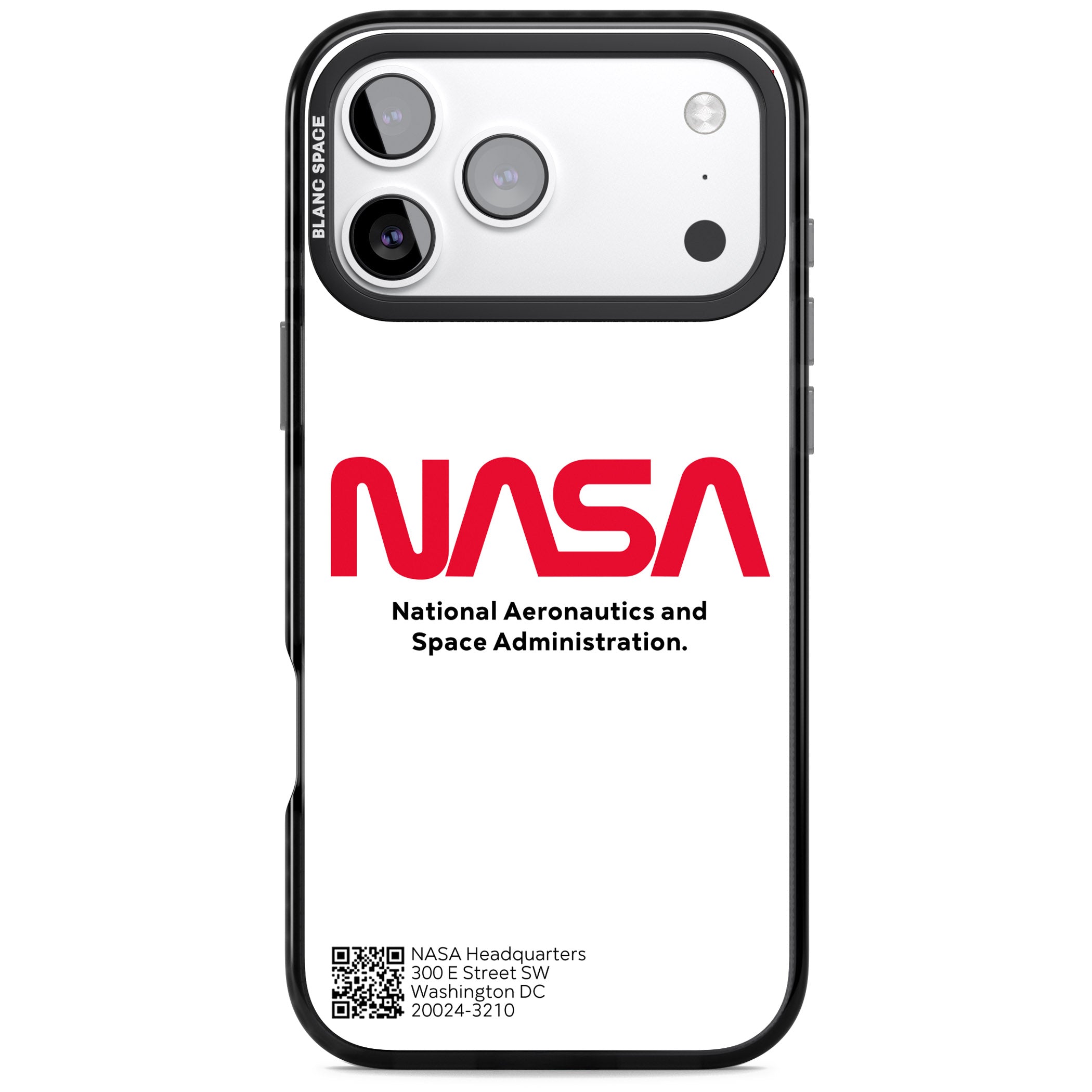 Nasa The Worm iPhone 17 Pro Impact Pro Black Phone Case