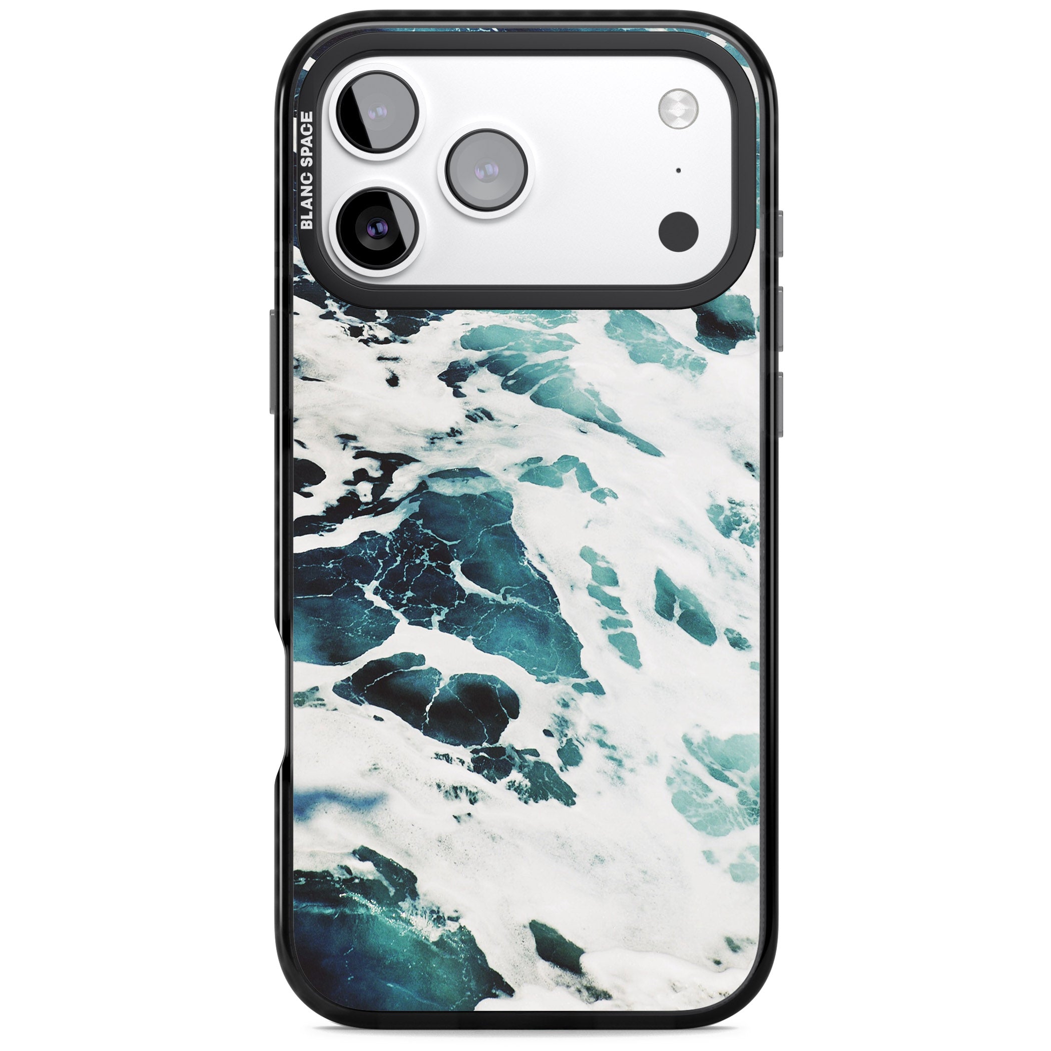 Ocean Surge iPhone 17 Pro Max Impact Pro Black Phone Case