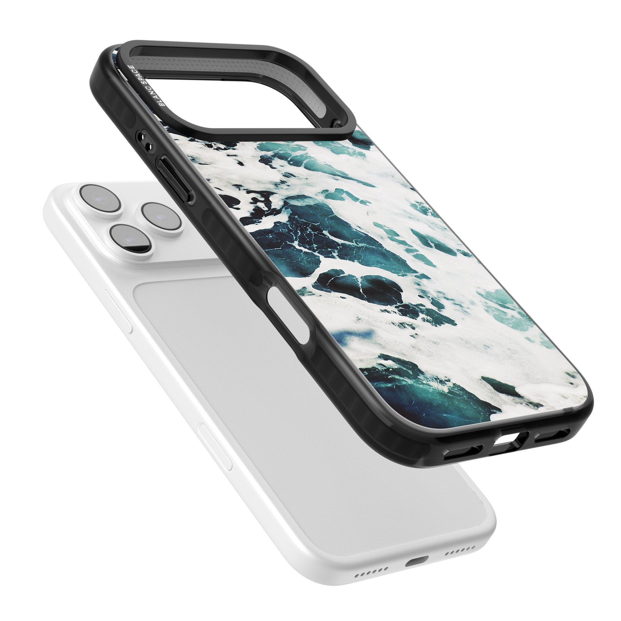 Ocean Surge iPhone 17 Pro Max Impact Pro Black Phone Case Colours