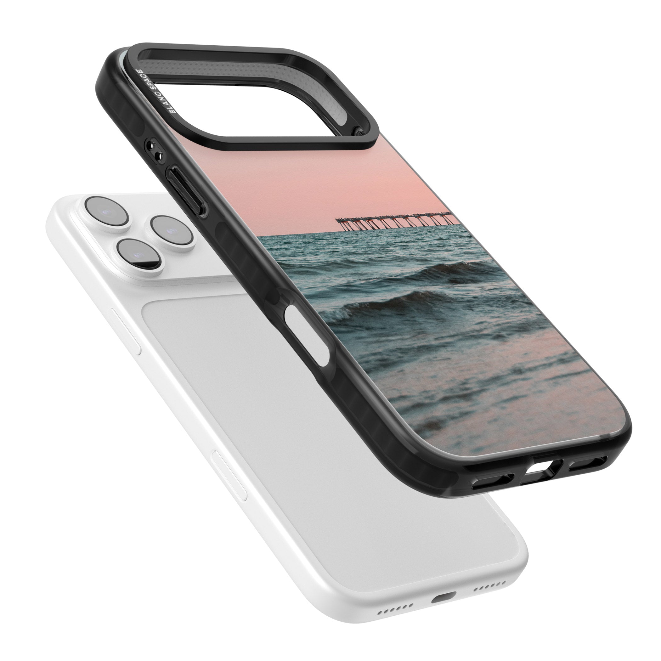 Sunset Pier iPhone 17 Pro Impact Pro Black Phone Case Colours