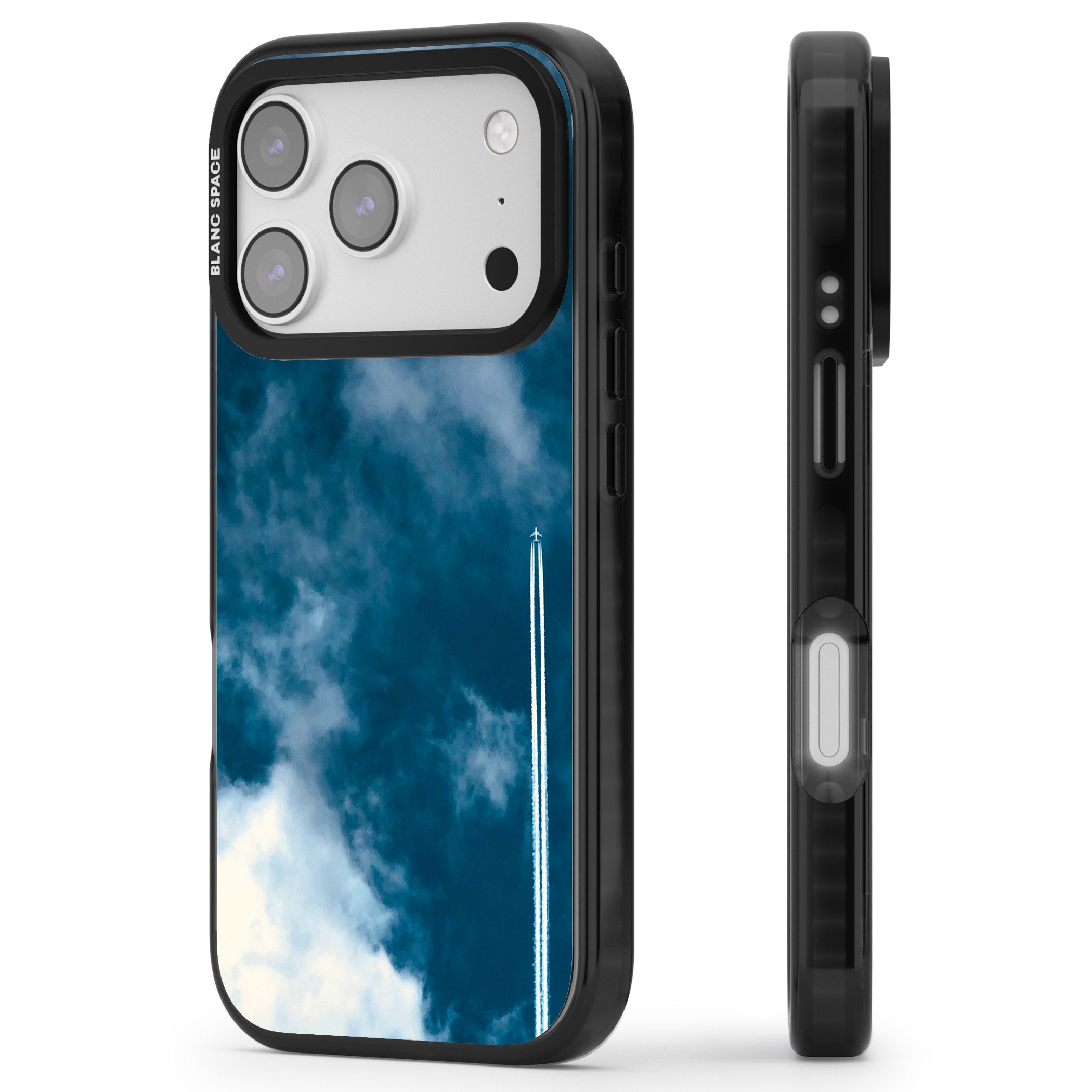 Sky Trail iPhone 17 Pro Impact Pro Black Phone Case Side Profile
