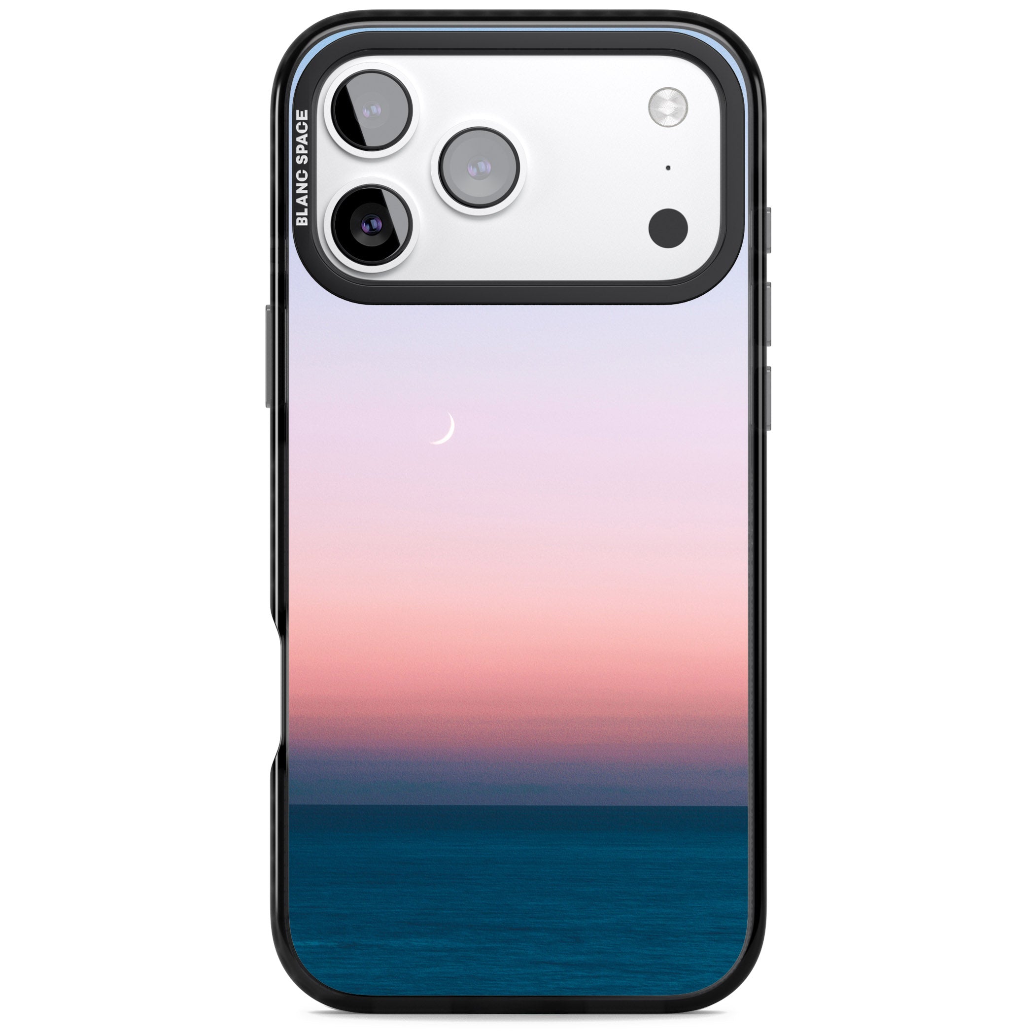 Pastel Ocean Sunset iPhone 17 Pro Max Impact Pro Black Phone Case