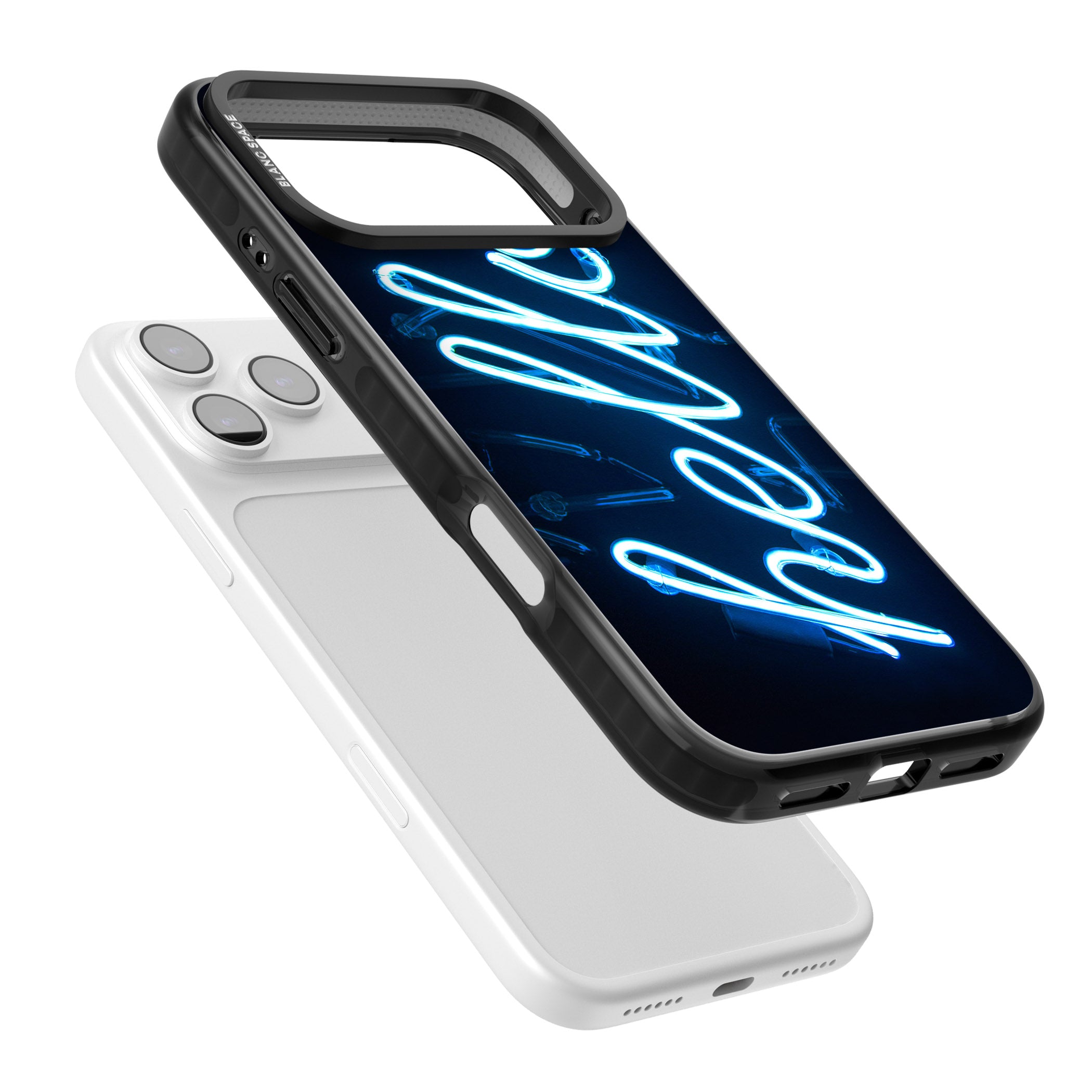 Hello Neon Sign iPhone 17 Pro Impact Pro Black Phone Case Colours