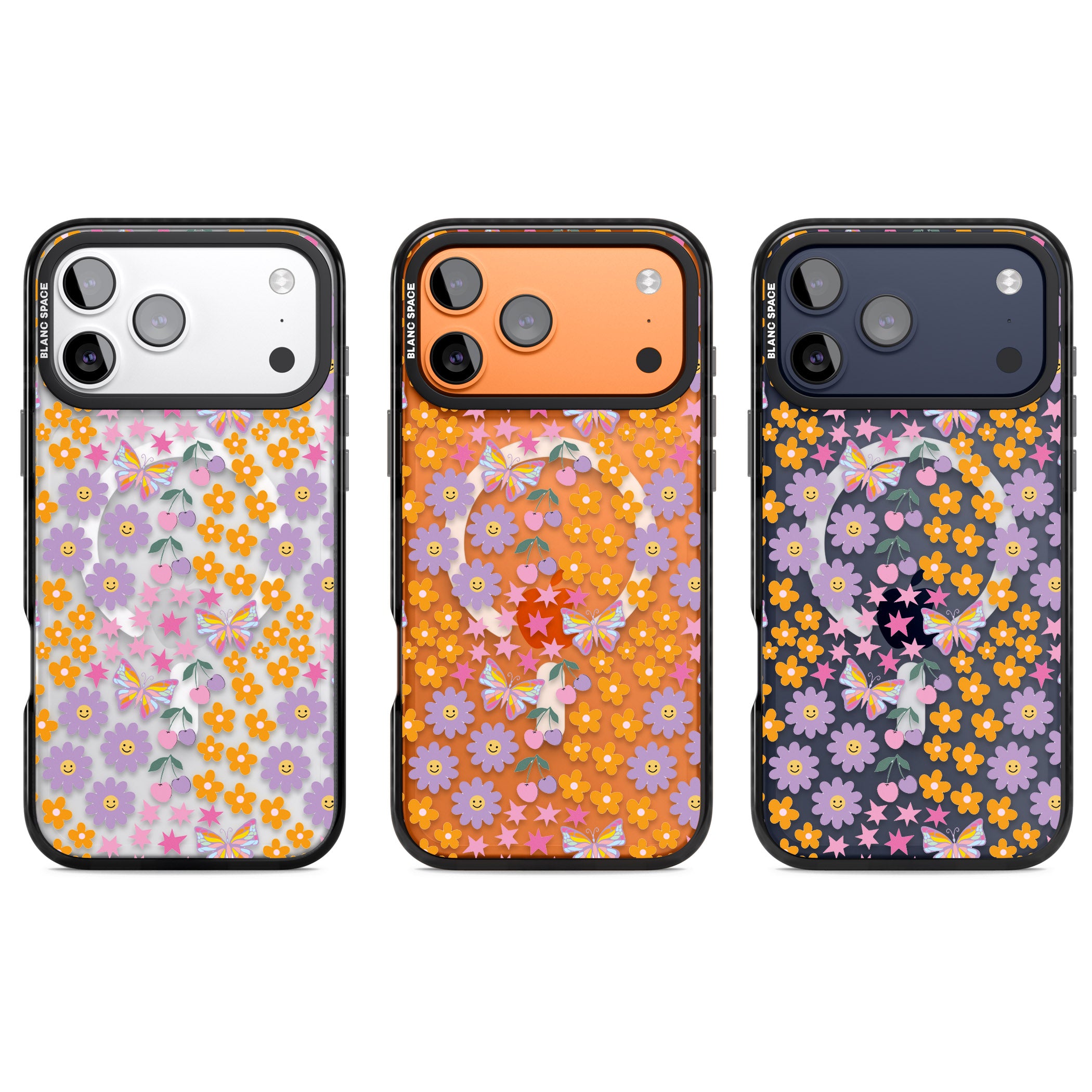 Botanical Bombardment iPhone 17 Pro Impact Pro Black Phone Case APT Impact Protection