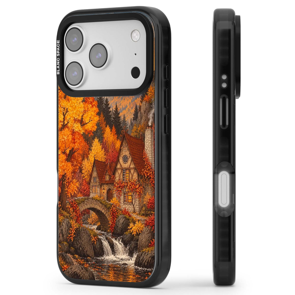 Auburn Cottage iPhone case | Black Impact Magsafe case for iPhone 17 Pro, iPhone 17 Pro Max