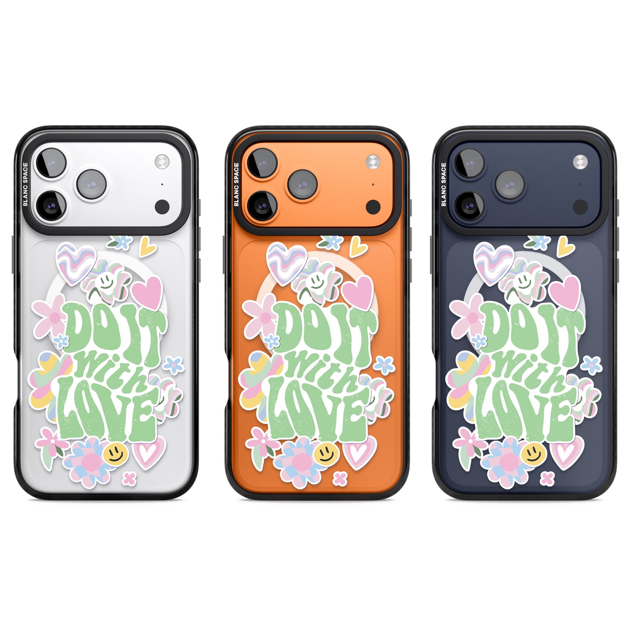 Do It With Love iPhone 17 Pro Impact Pro Black Phone Case APT Impact Protection