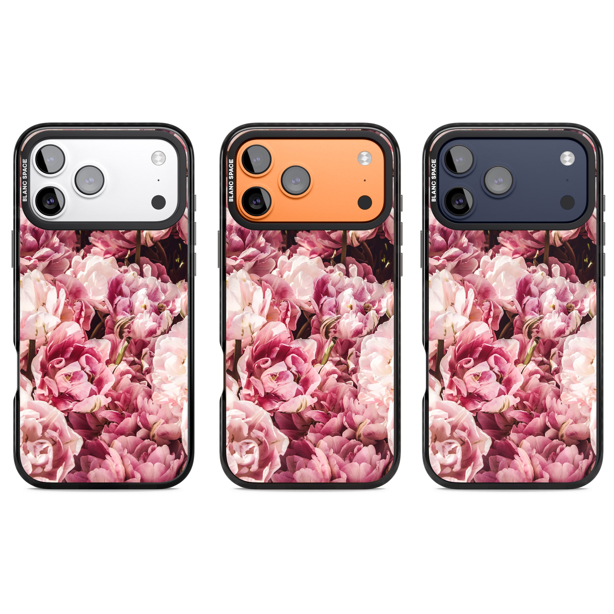 Petal Blush iPhone 17 Pro Impact Pro Black Phone Case APT Impact Protection