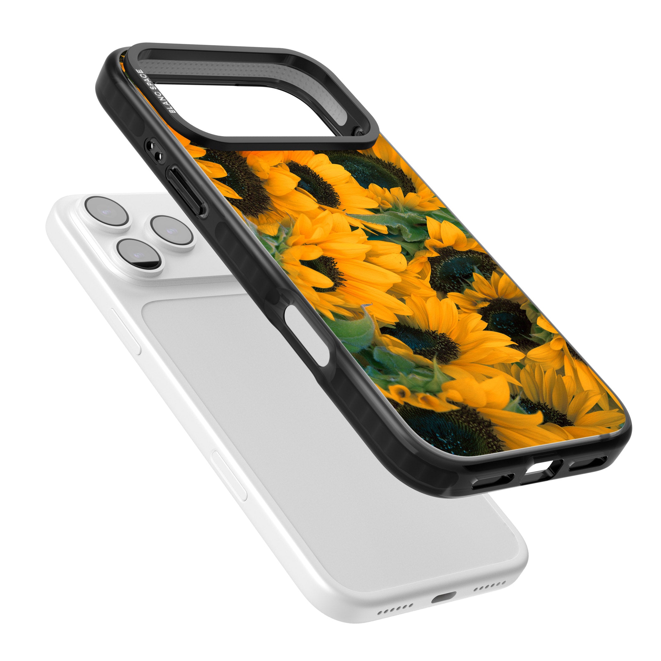 Sunflowers iPhone 17 Pro Impact Pro Black Phone Case Colours