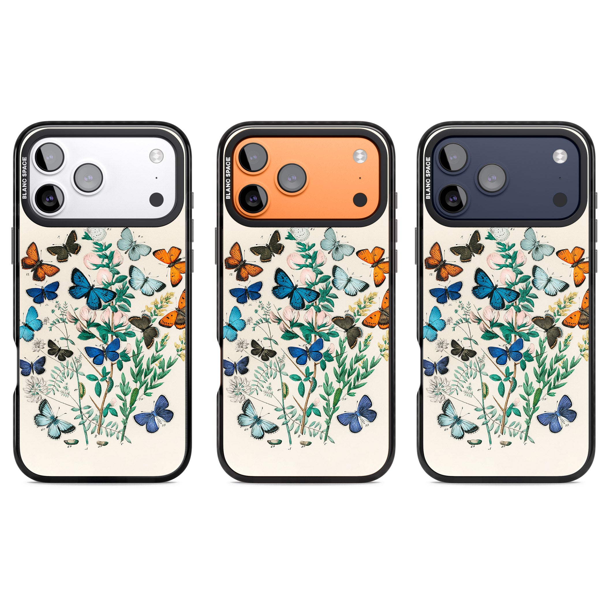 European Butterflies iPhone 17 Pro Impact Pro Black Phone Case APT Impact Protection