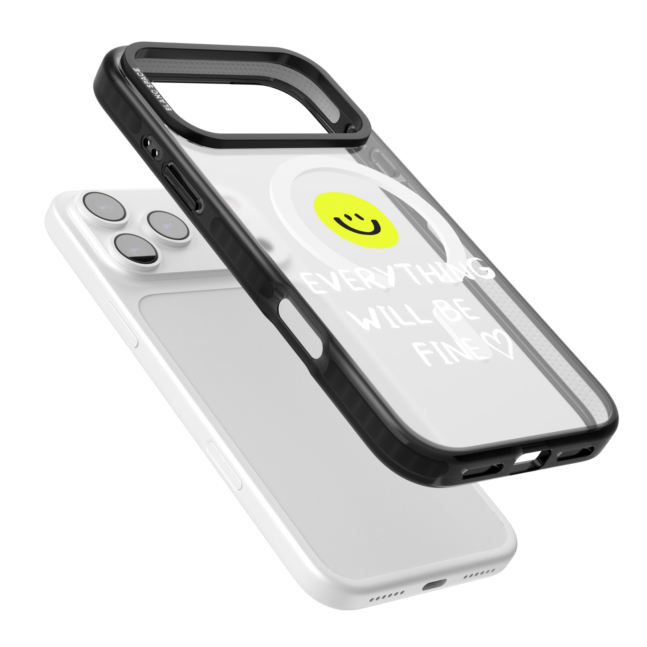 Everything Will Be Fine iPhone 17 Pro Impact Pro Black Phone Case Colours