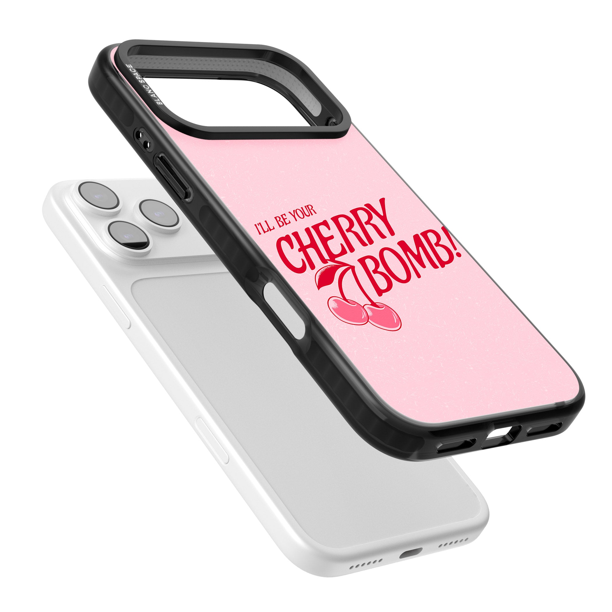 Your Cherry Bomb iPhone 17 Pro Max Impact Pro Black Phone Case Colours