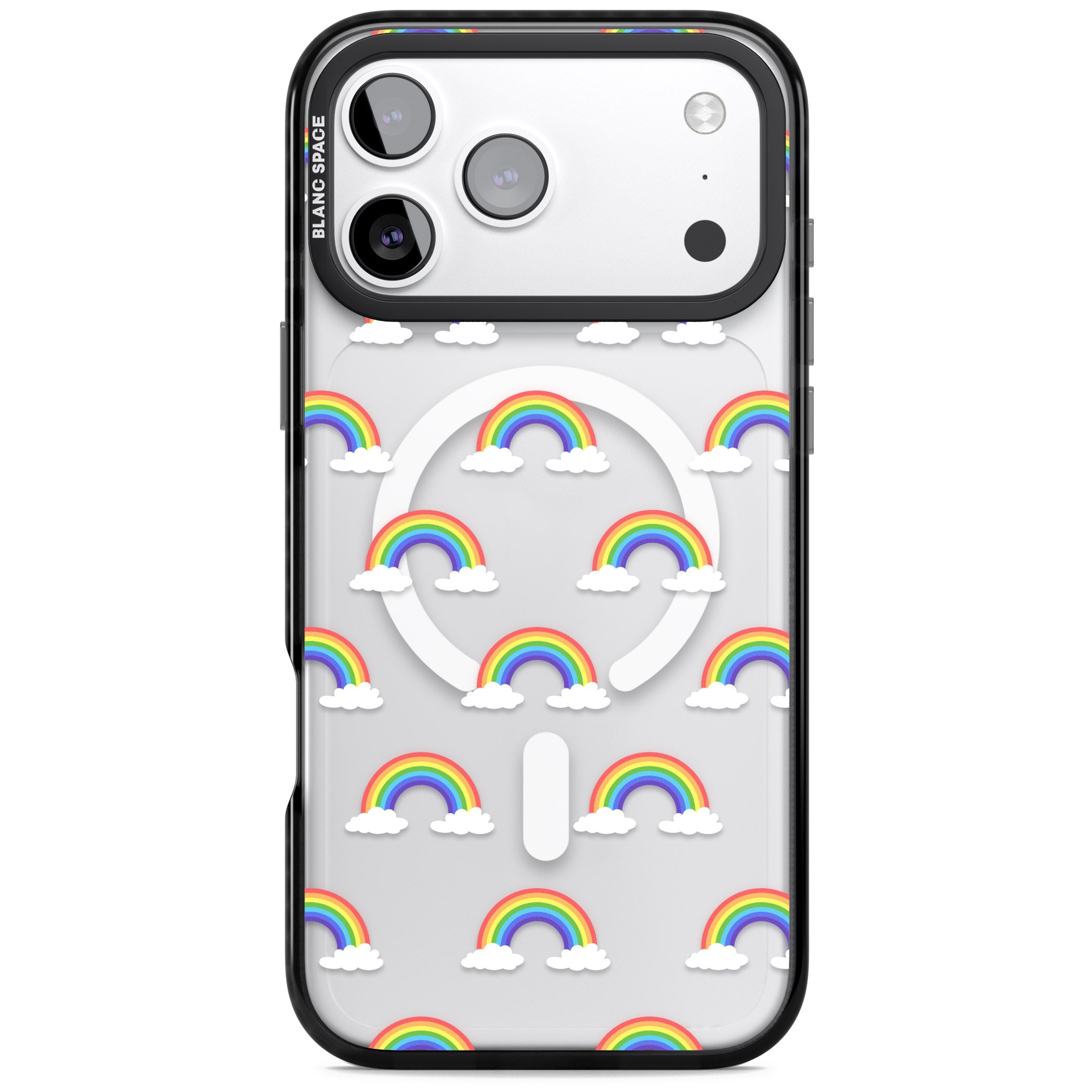 Rainbow Dream iPhone 17 Pro Max Impact Pro Black Phone Case