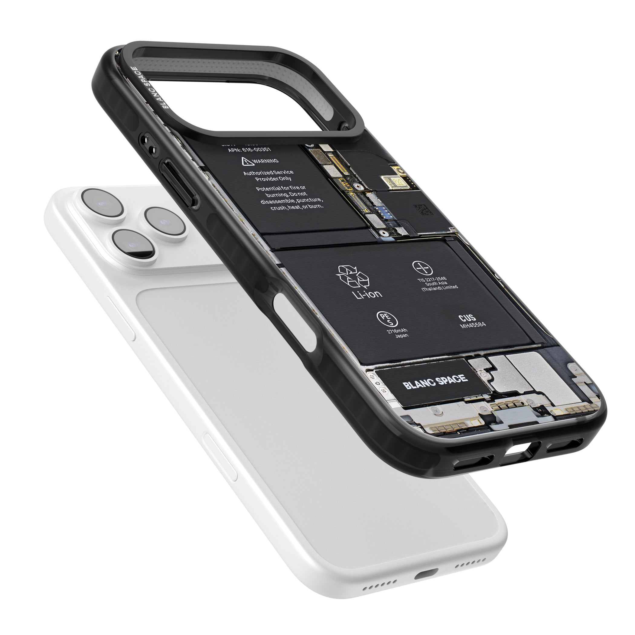 Circuit Board Standard iPhone 17 Pro Impact Pro Black Phone Case Colours