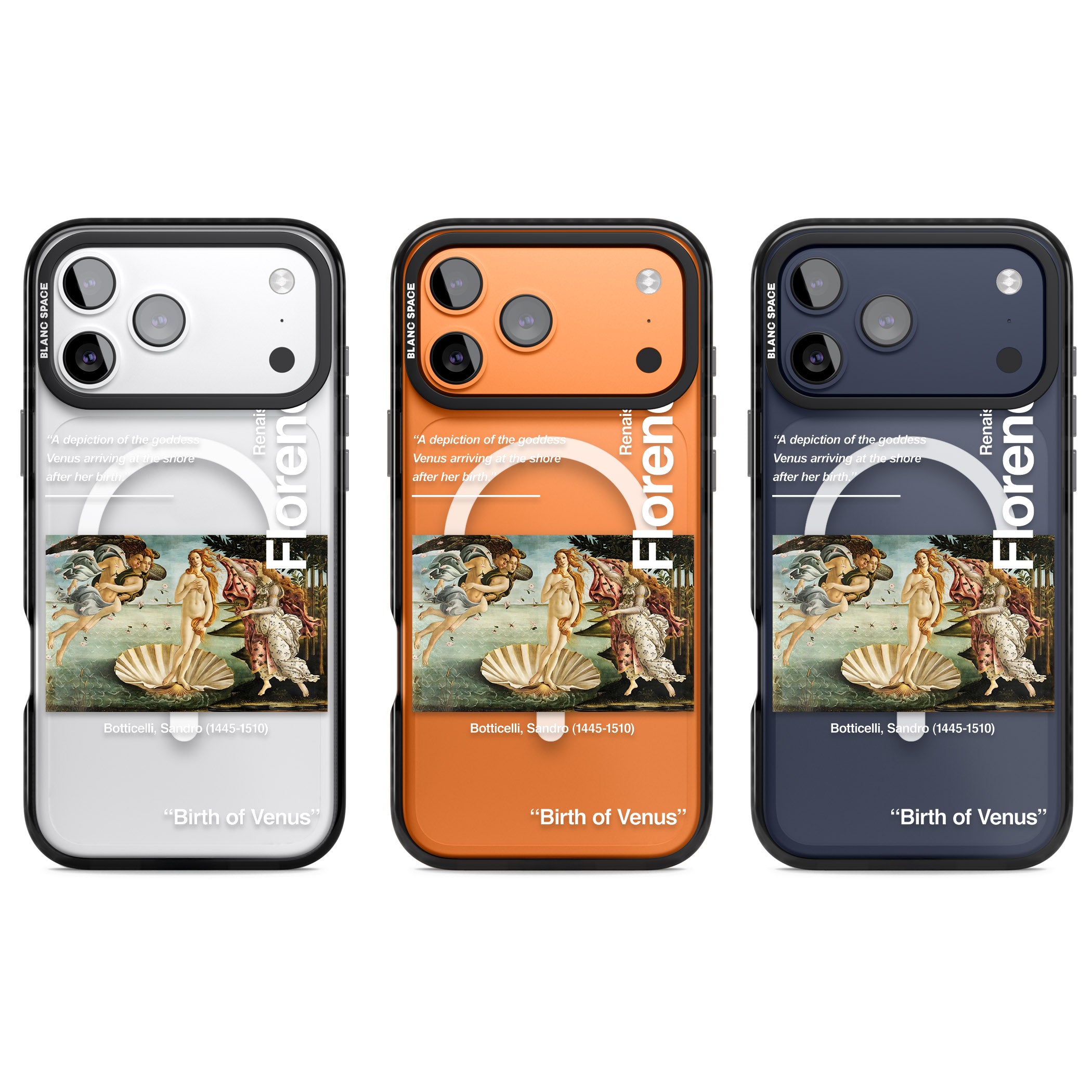 Birth Of Venus iPhone 17 Pro Impact Pro Black Phone Case APT Impact Protection