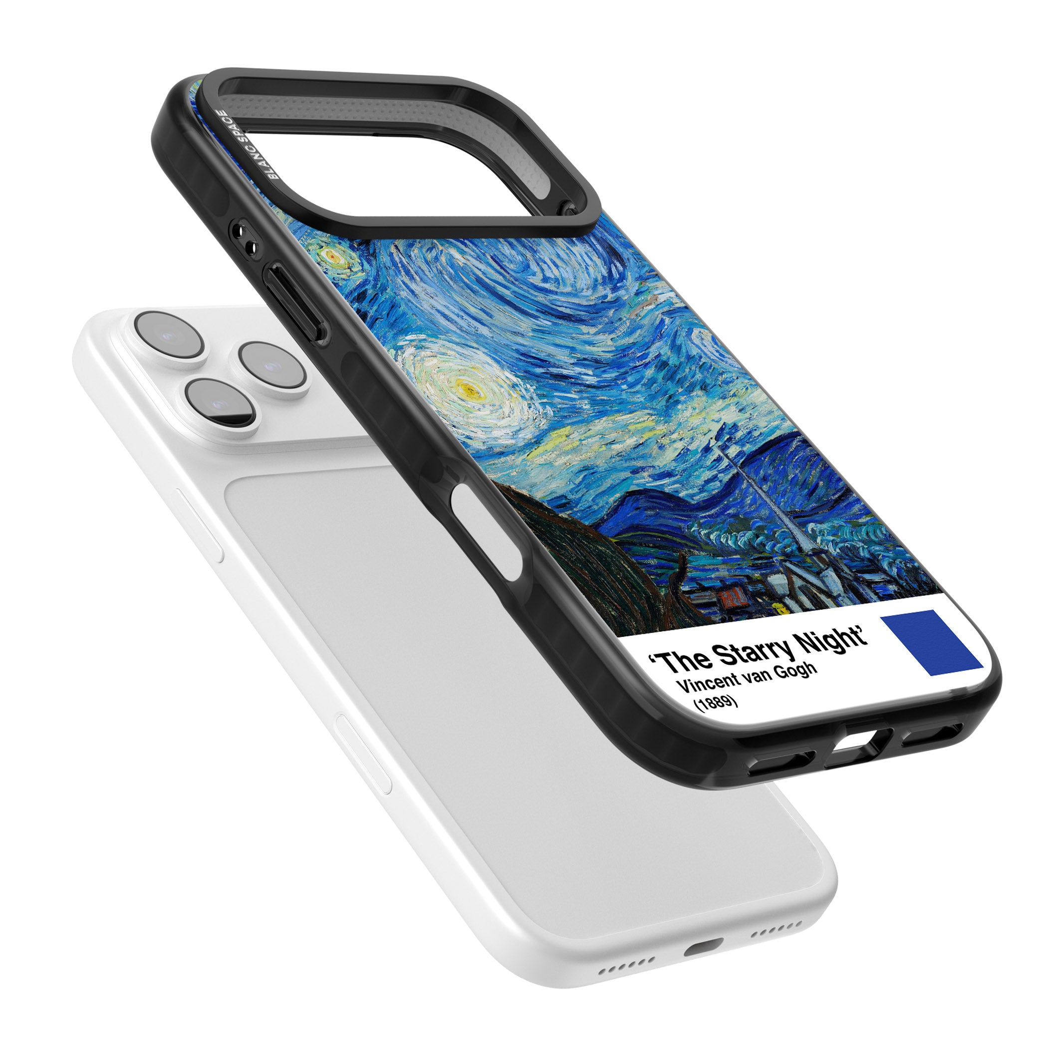 The Starry Night iPhone 17 Pro Max Impact Pro Black Phone Case Colours