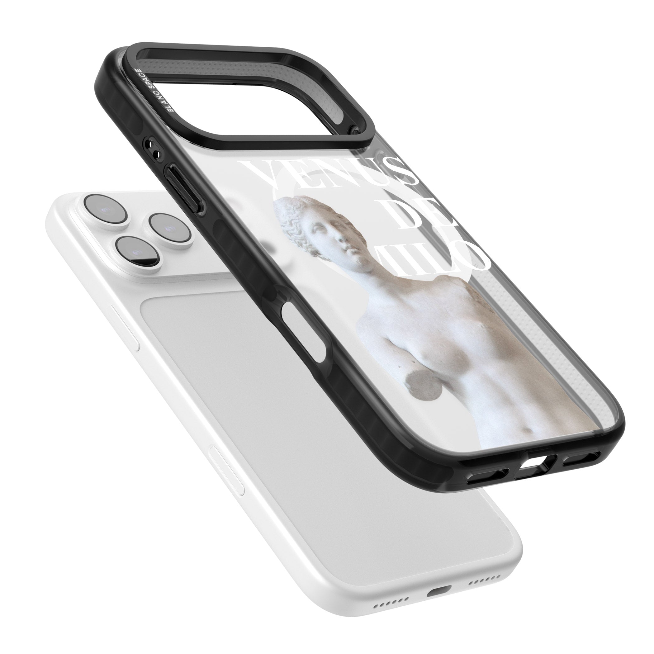 Venus De Milo Cutout iPhone 17 Pro Max Impact Pro Black Phone Case Colours