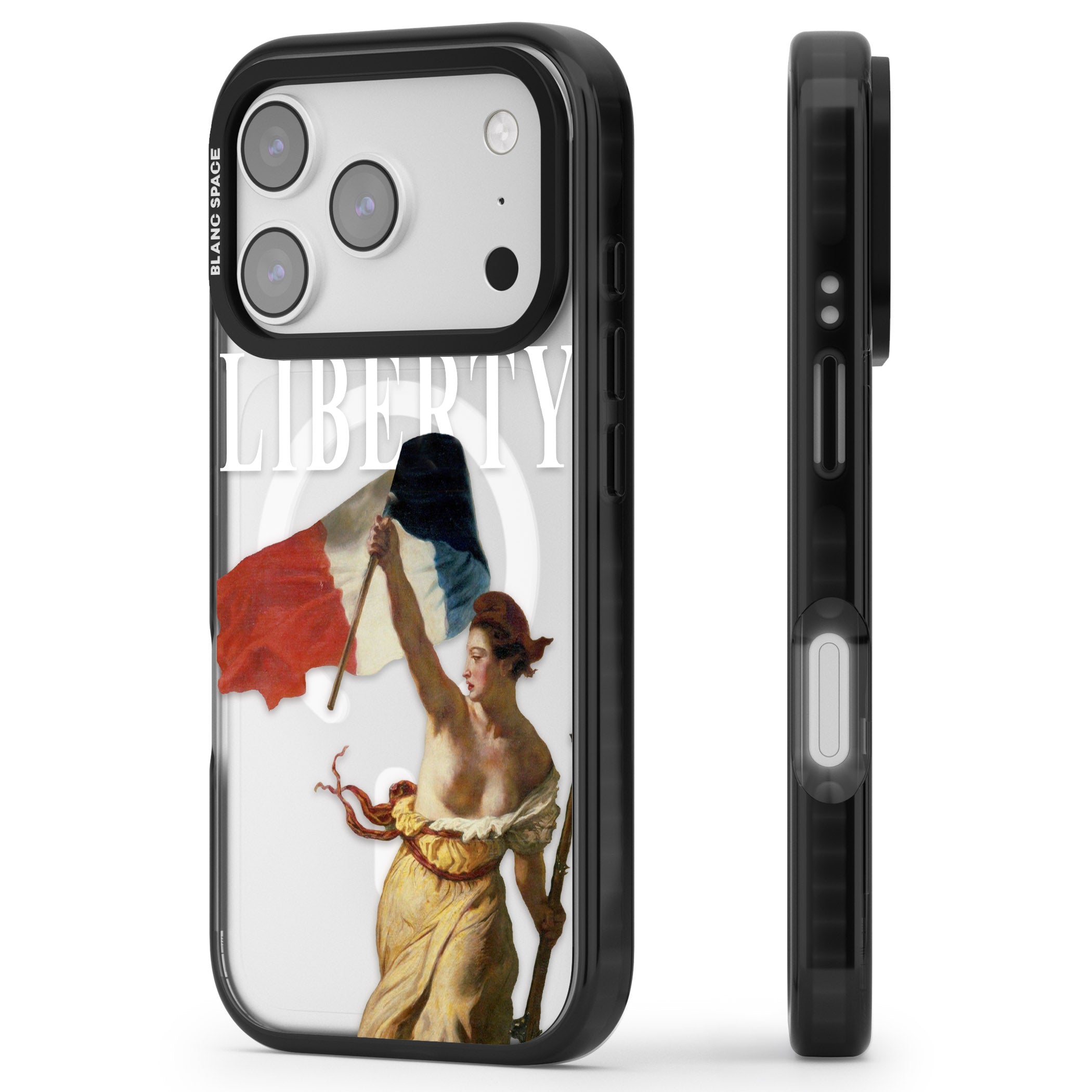 Liberty iPhone 17 Pro Max Impact Pro Black Phone Case Side Profile