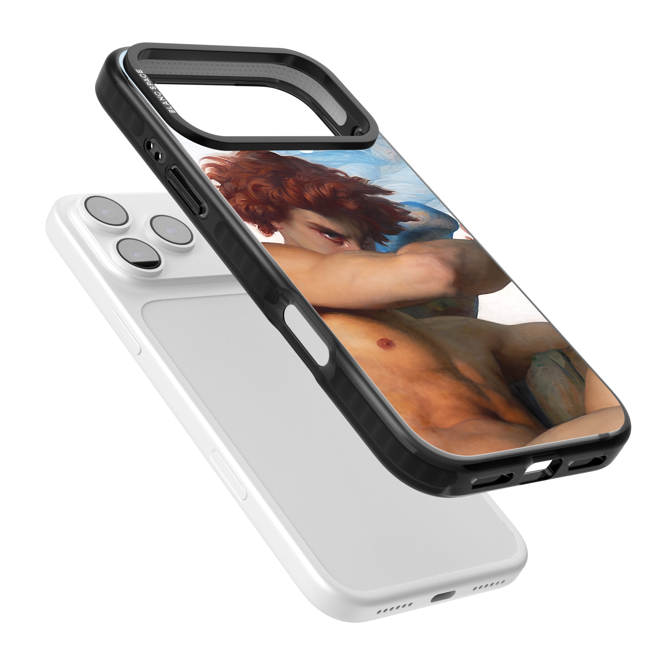 The Fallen Angel iPhone 17 Pro Impact Pro Black Phone Case Colours