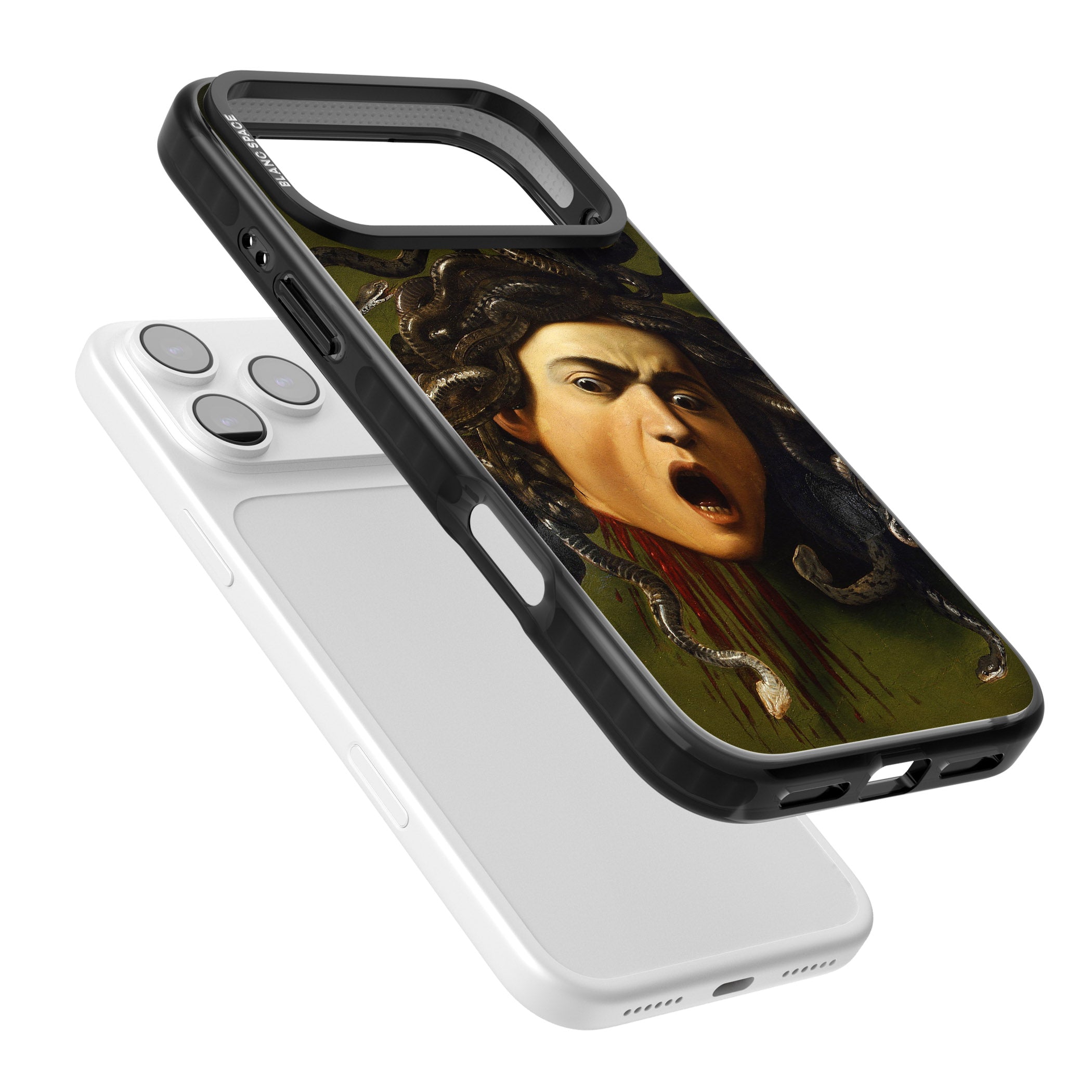 Head of Medusa iPhone 17 Pro Max Impact Pro Black Phone Case Colours