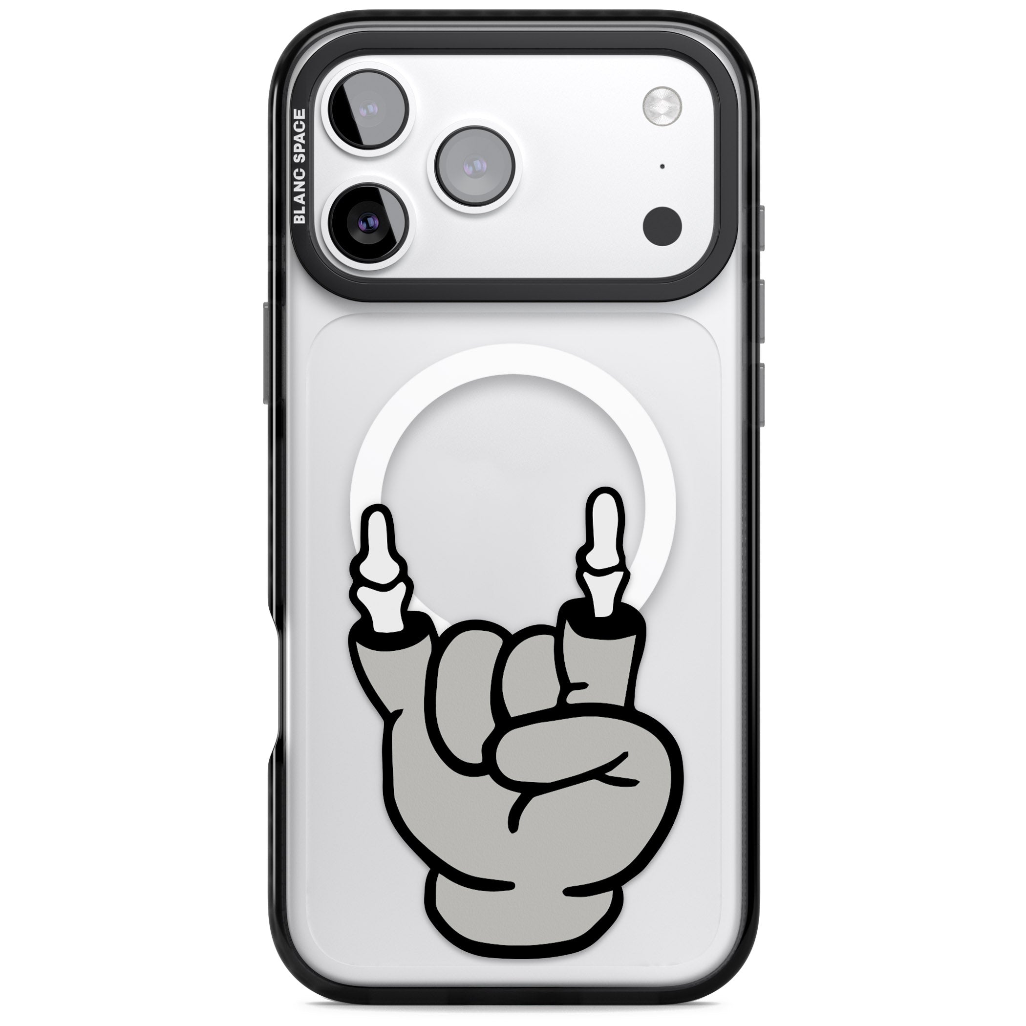 Rock 'Til You Drop iPhone 17 Pro Impact Pro Black Phone Case