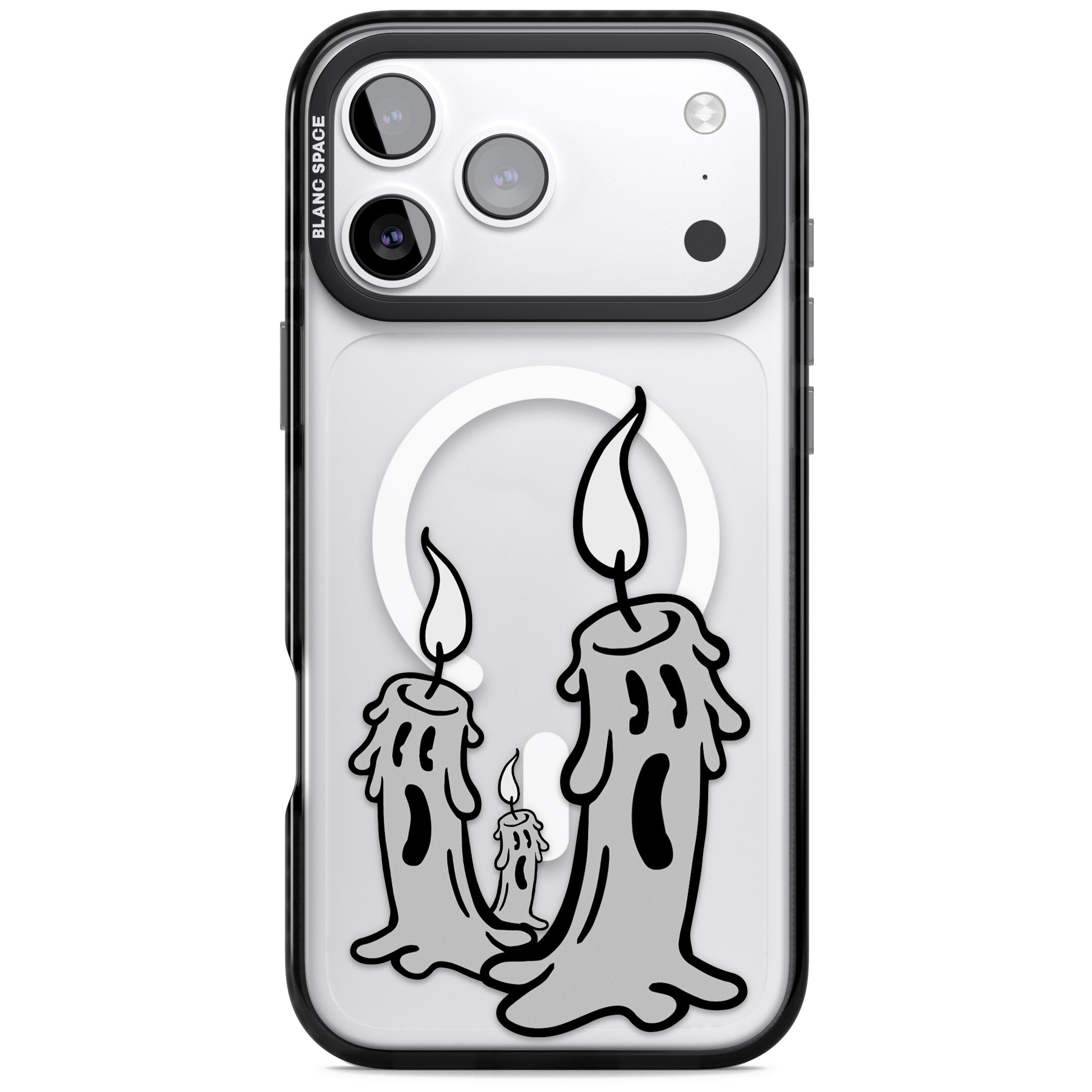 Candle Lit iPhone 17 Pro Max Impact Pro Black Phone Case