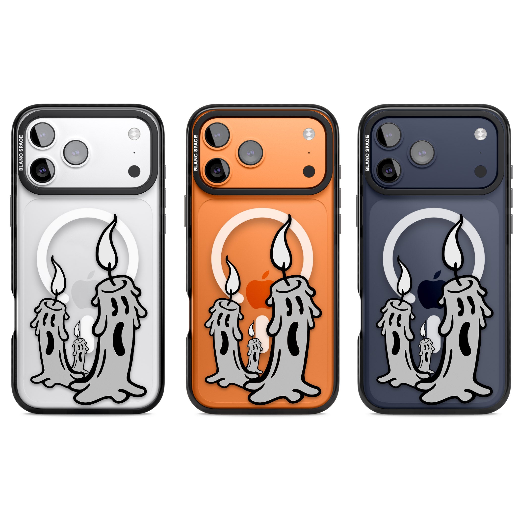 Candle Lit iPhone 17 Pro Impact Pro Black Phone Case APT Impact Protection