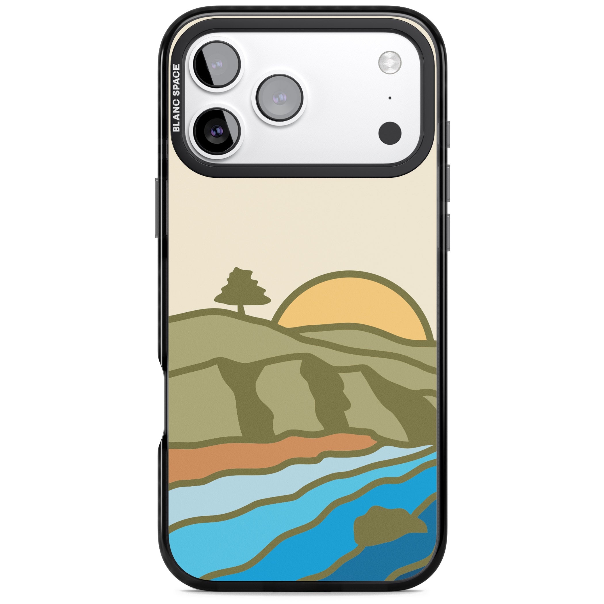 North Sunset iPhone 17 Pro Impact Pro Black Phone Case
