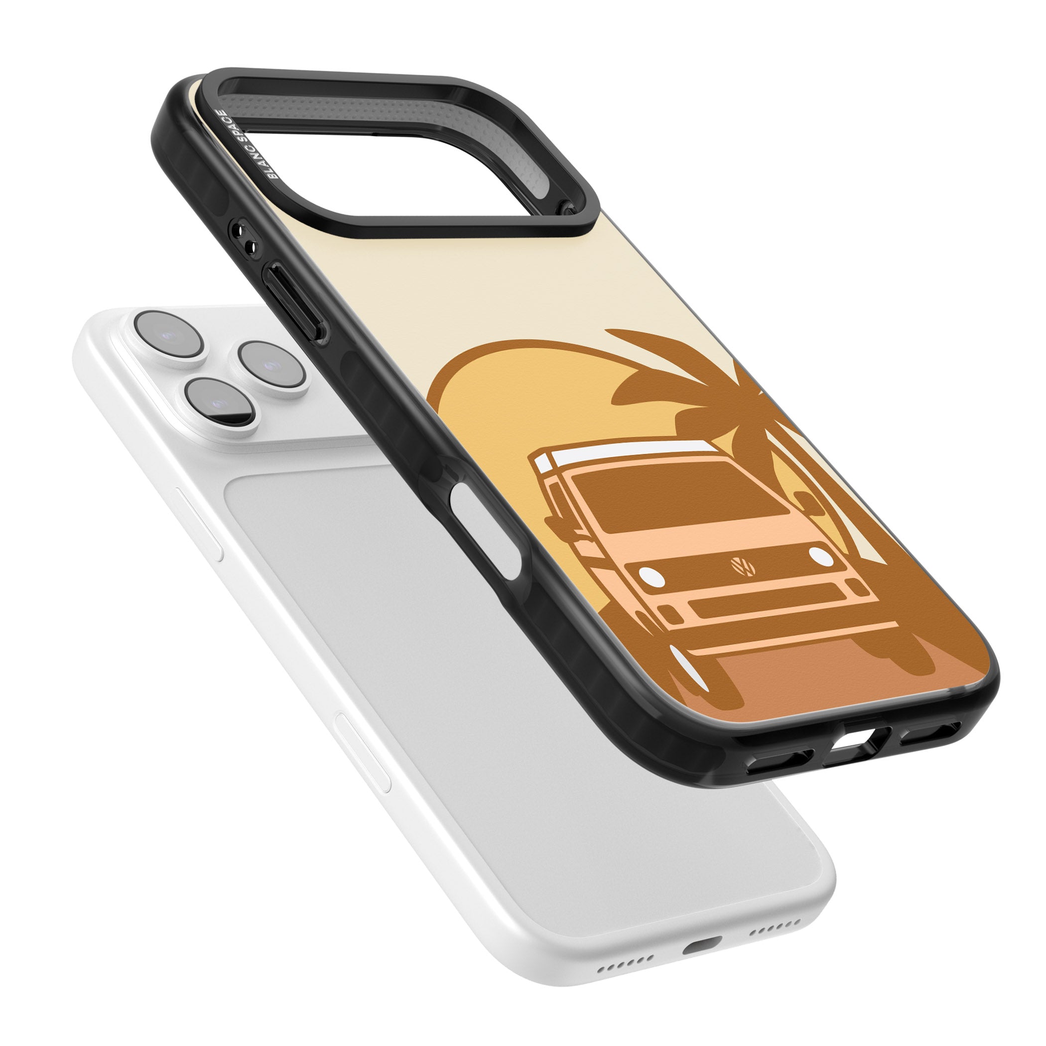 Sunset Van iPhone 17 Pro Max Impact Pro Black Phone Case Colours