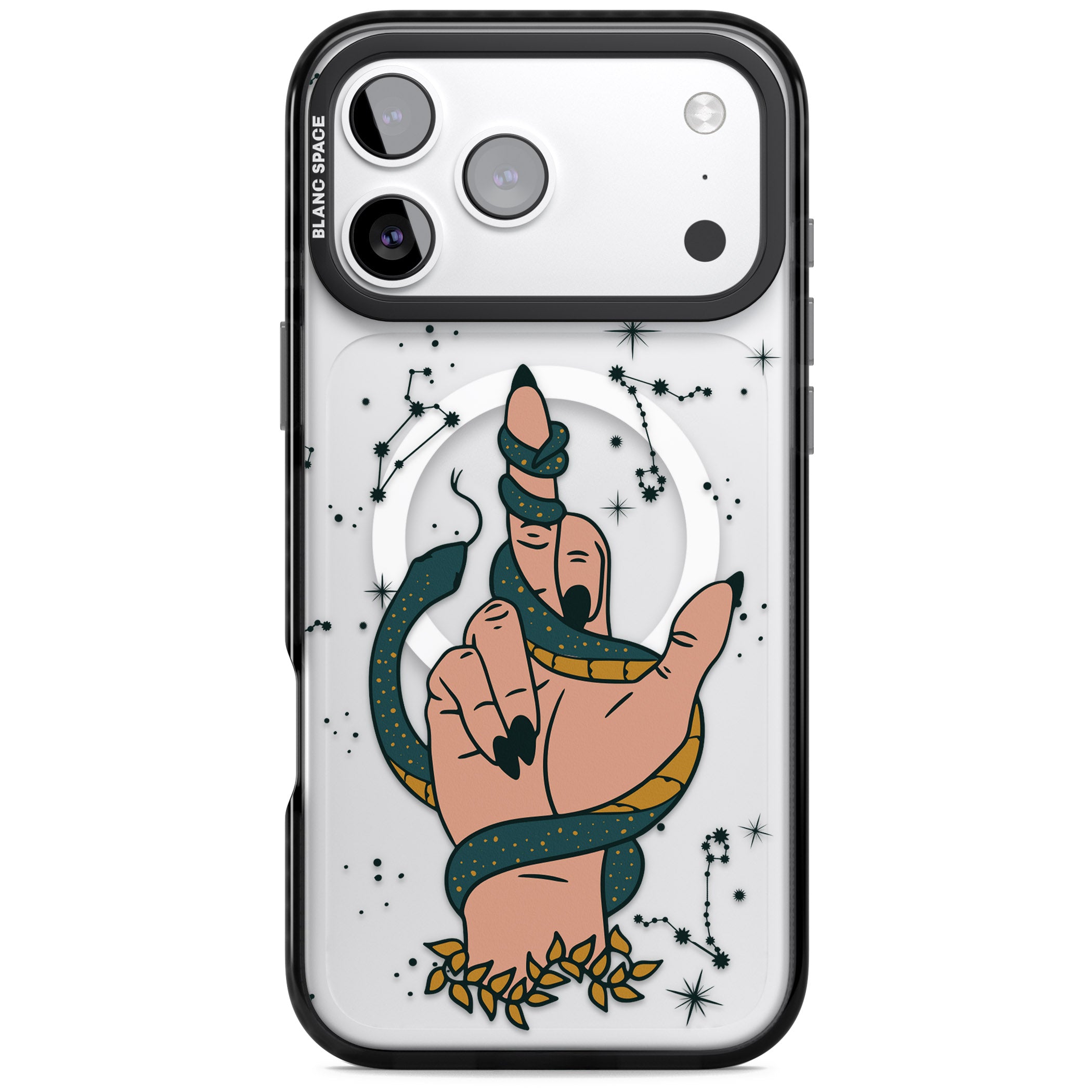 Snakes, Stars And Cynicism iPhone 17 Pro Max Impact Pro Black Phone Case