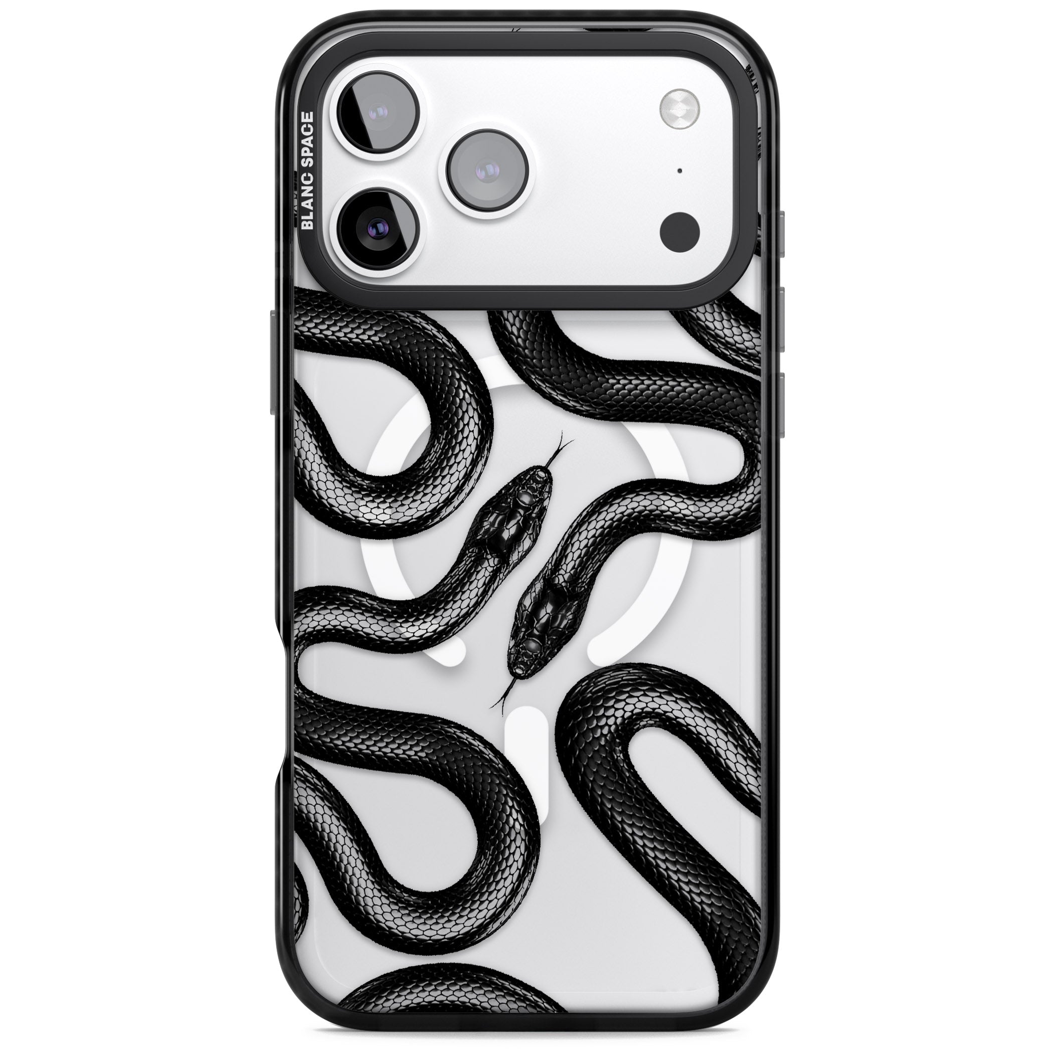 Black Kingsnake iPhone 17 Pro Max Impact Pro Black Phone Case