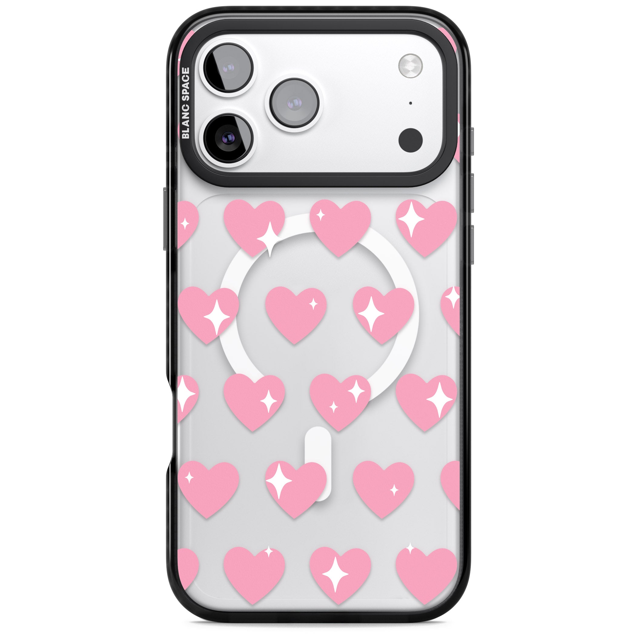 Sweet Hearts iPhone 17 Pro Impact Pro Black Phone Case