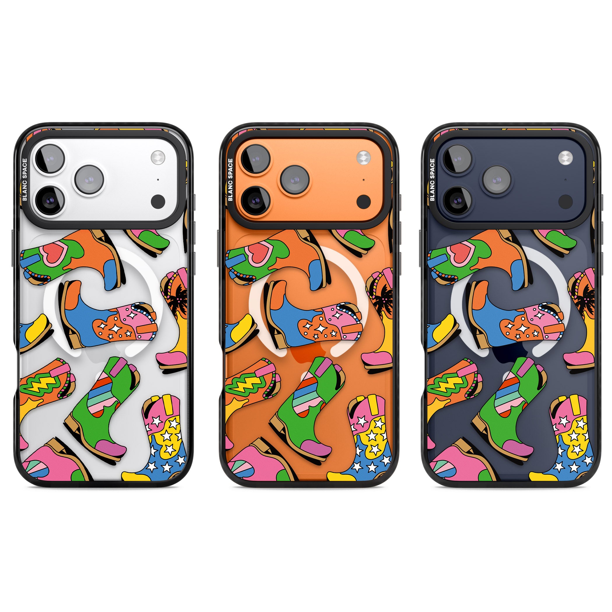 Starburst Boots iPhone 17 Pro Impact Pro Black Phone Case APT Impact Protection