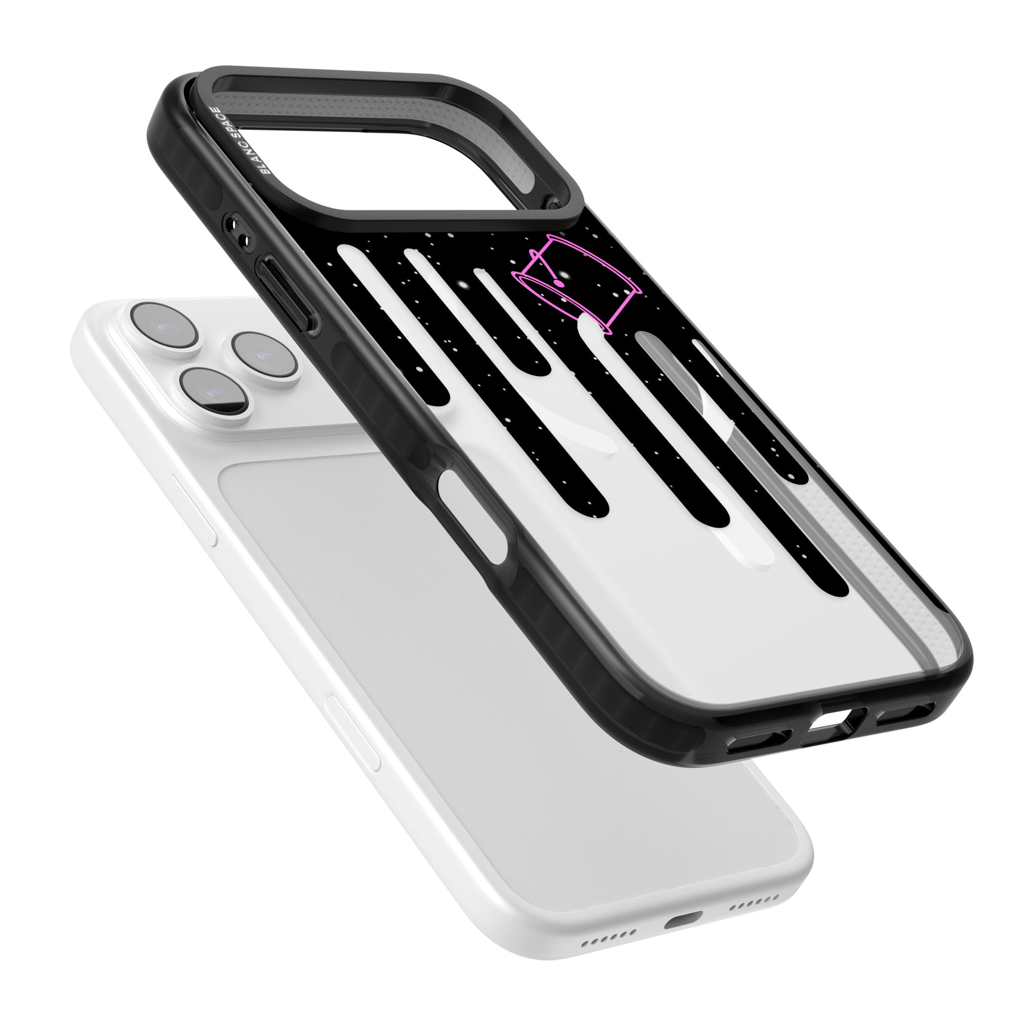 Cosmic Drip iPhone 17 Pro Max Impact Pro Black Phone Case Colours