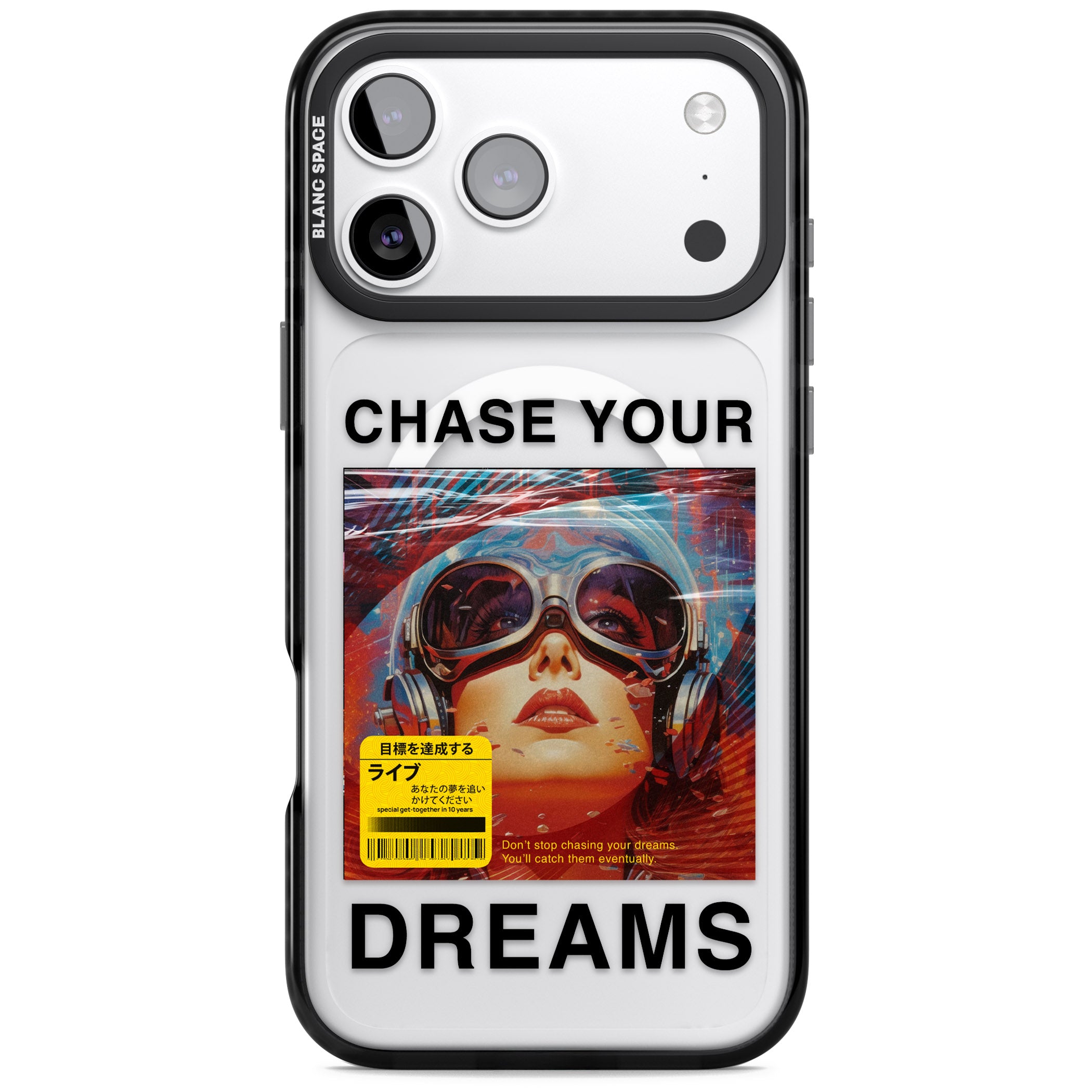 Chase Your Dreams iPhone 17 Pro Impact Pro Black Phone Case